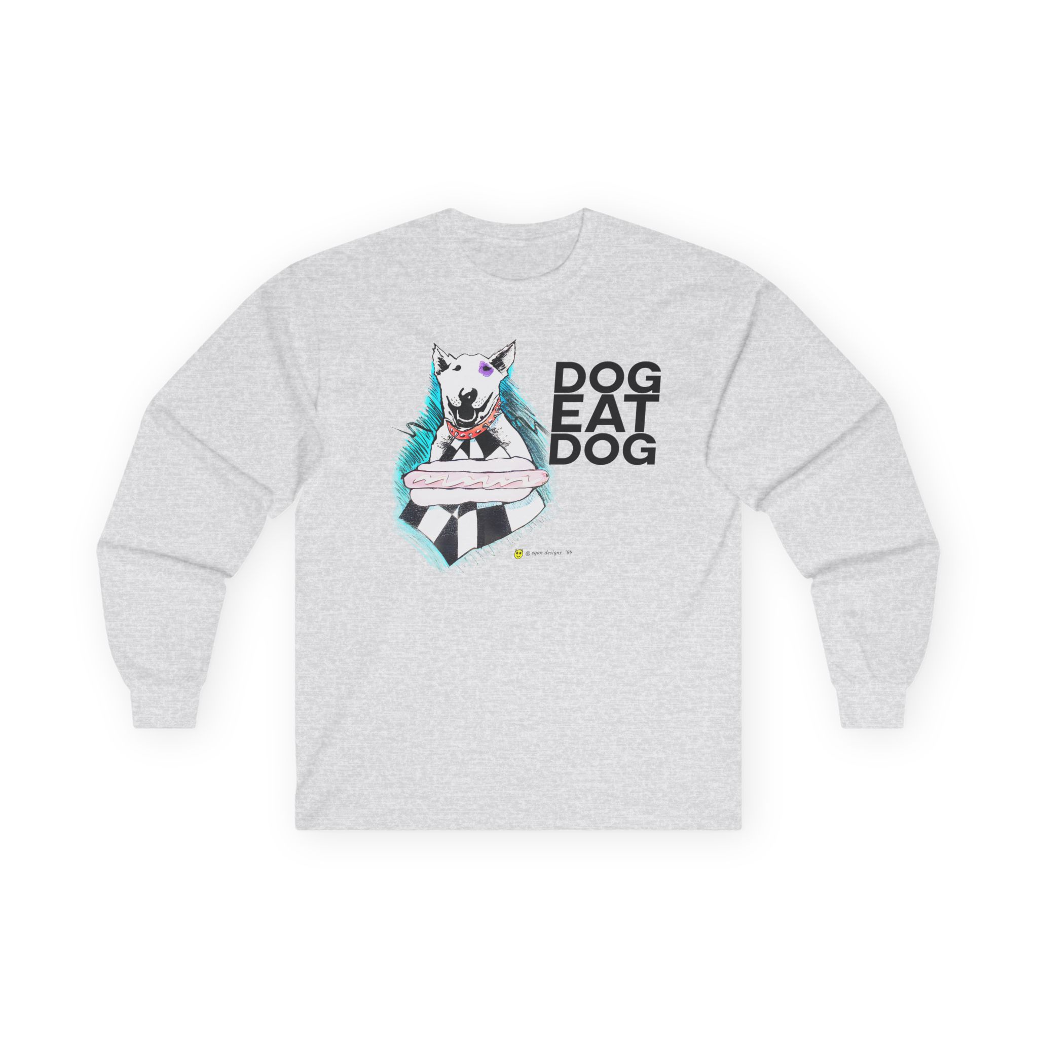 Dog Eat Dog Hotdog Unisex Ultra Cotton Long Sleeve Tee