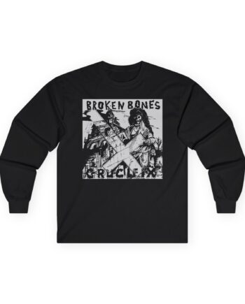Broken Bones Crucifix Unisex Ultra Cotton Long Sleeve Tee