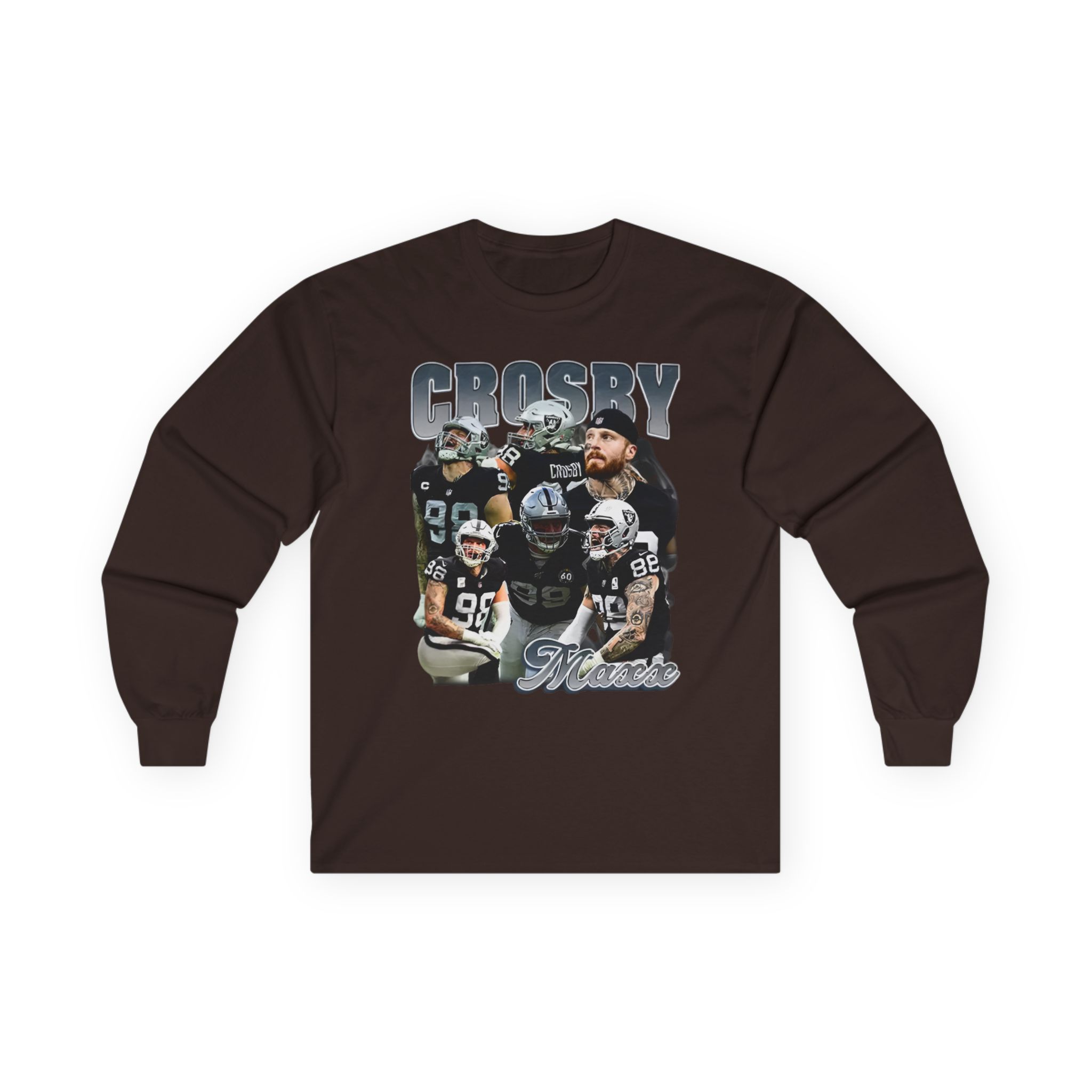 Maxx Crosby COLLAGE Unisex Ultra Cotton Long Sleeve Tee