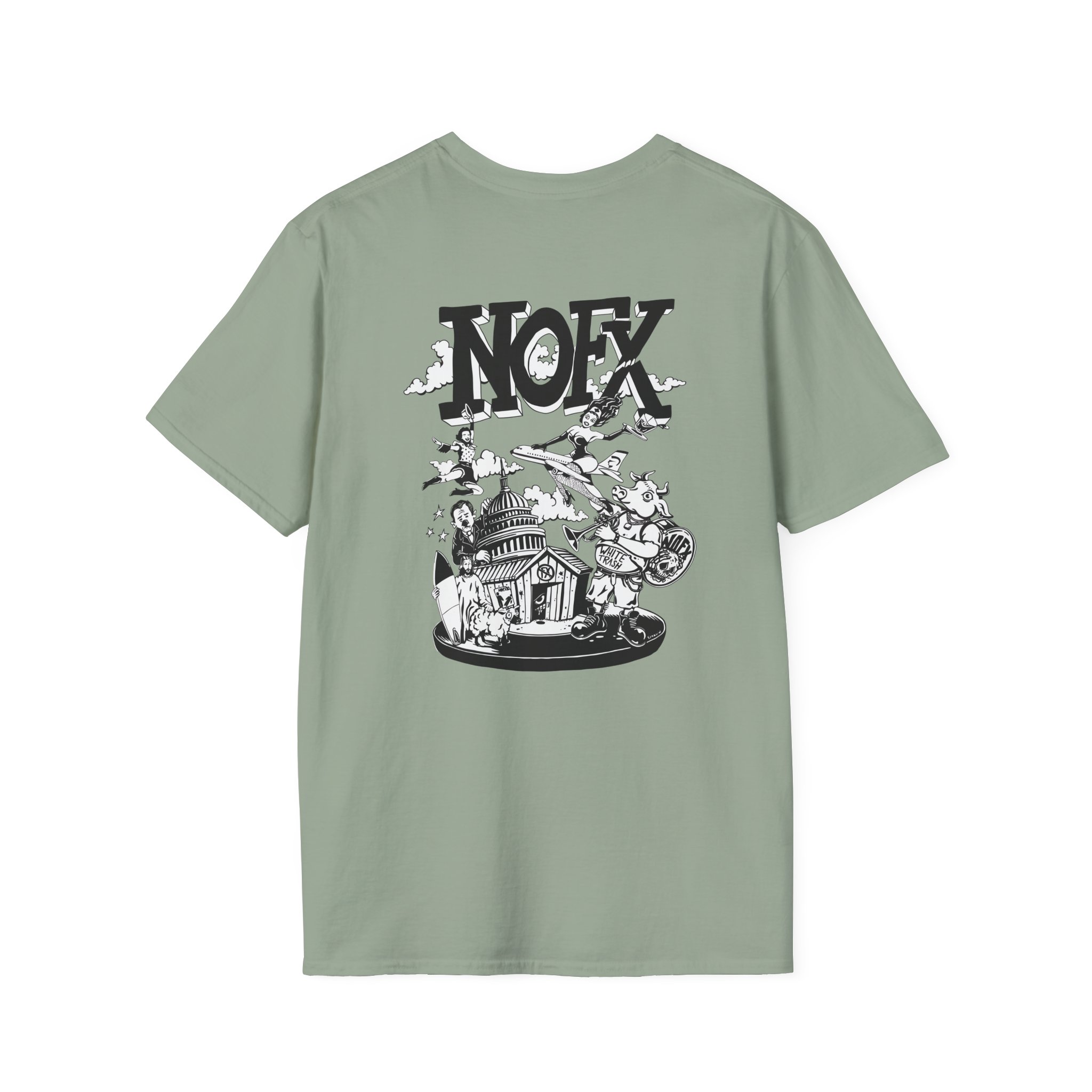 Nofx Allbums Unisex Softstyle T-Shirt