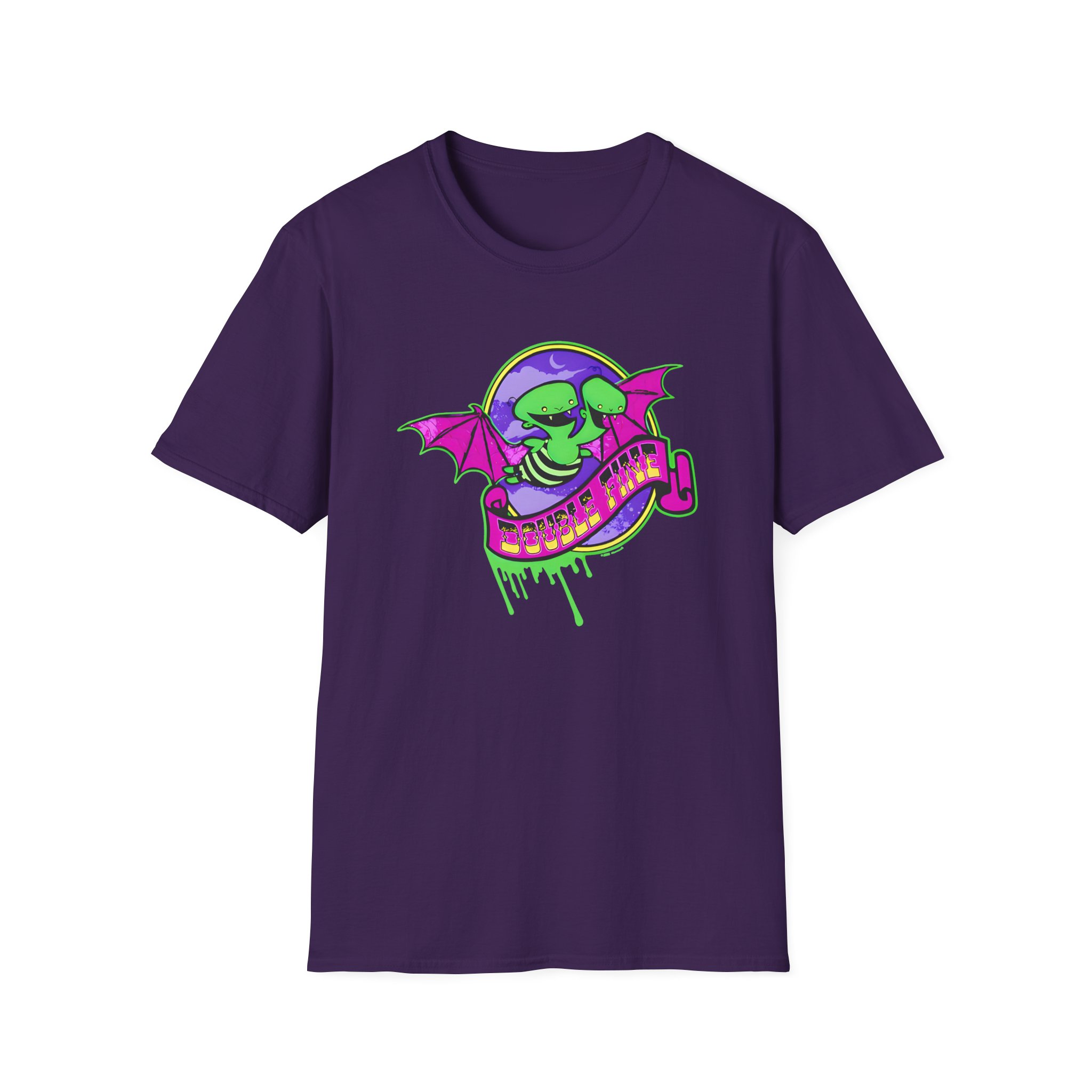 Double Fine Halloween Unisex Softstyle T-Shirt