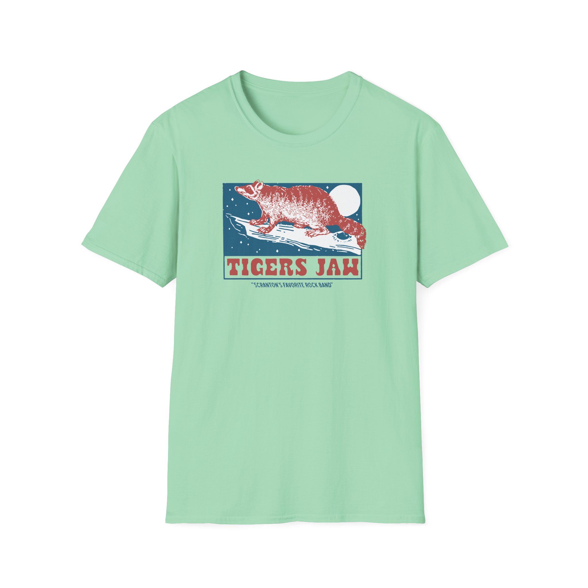 Tigers Jaw Raccoon Unisex Softstyle T-Shirt