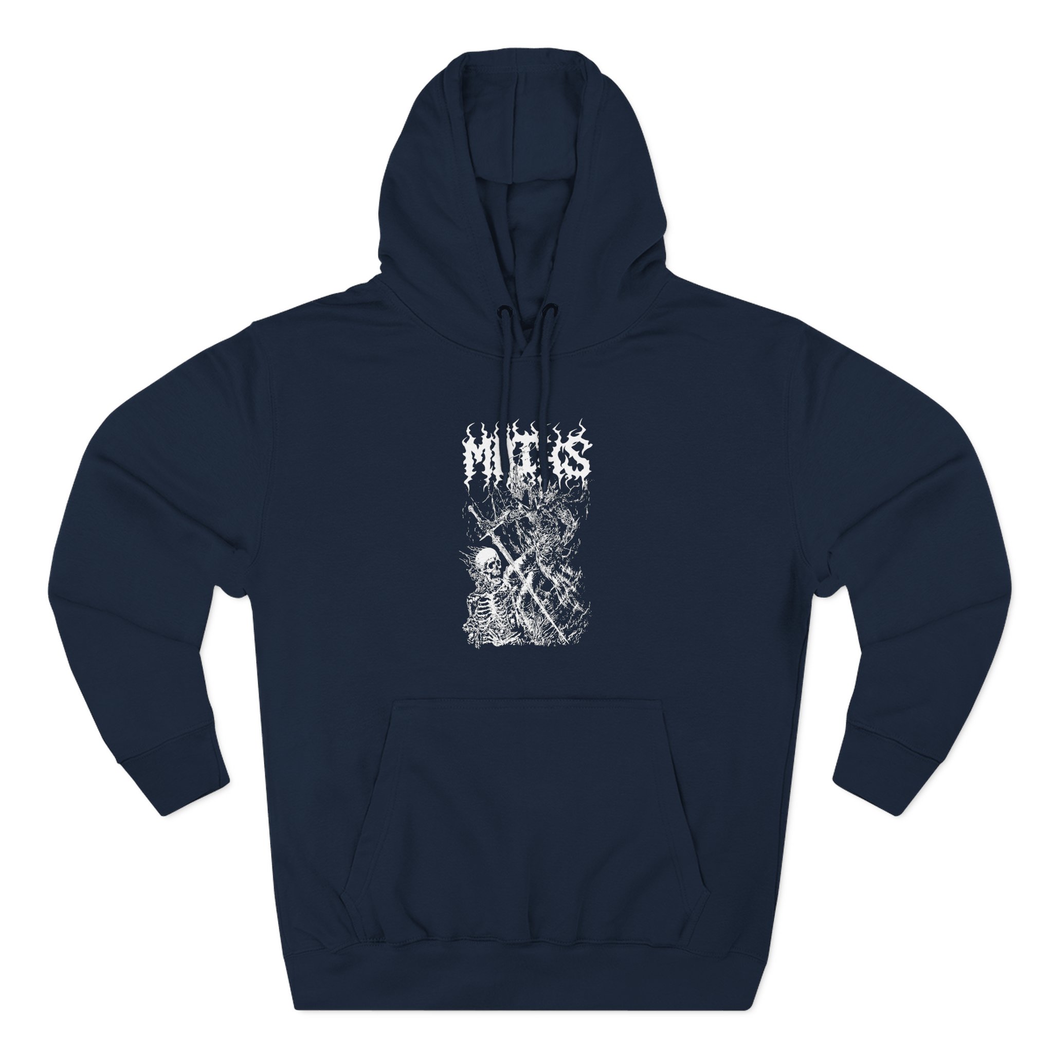 Like Moths to Flames Cycles Three-Panel Fleece Hoodie