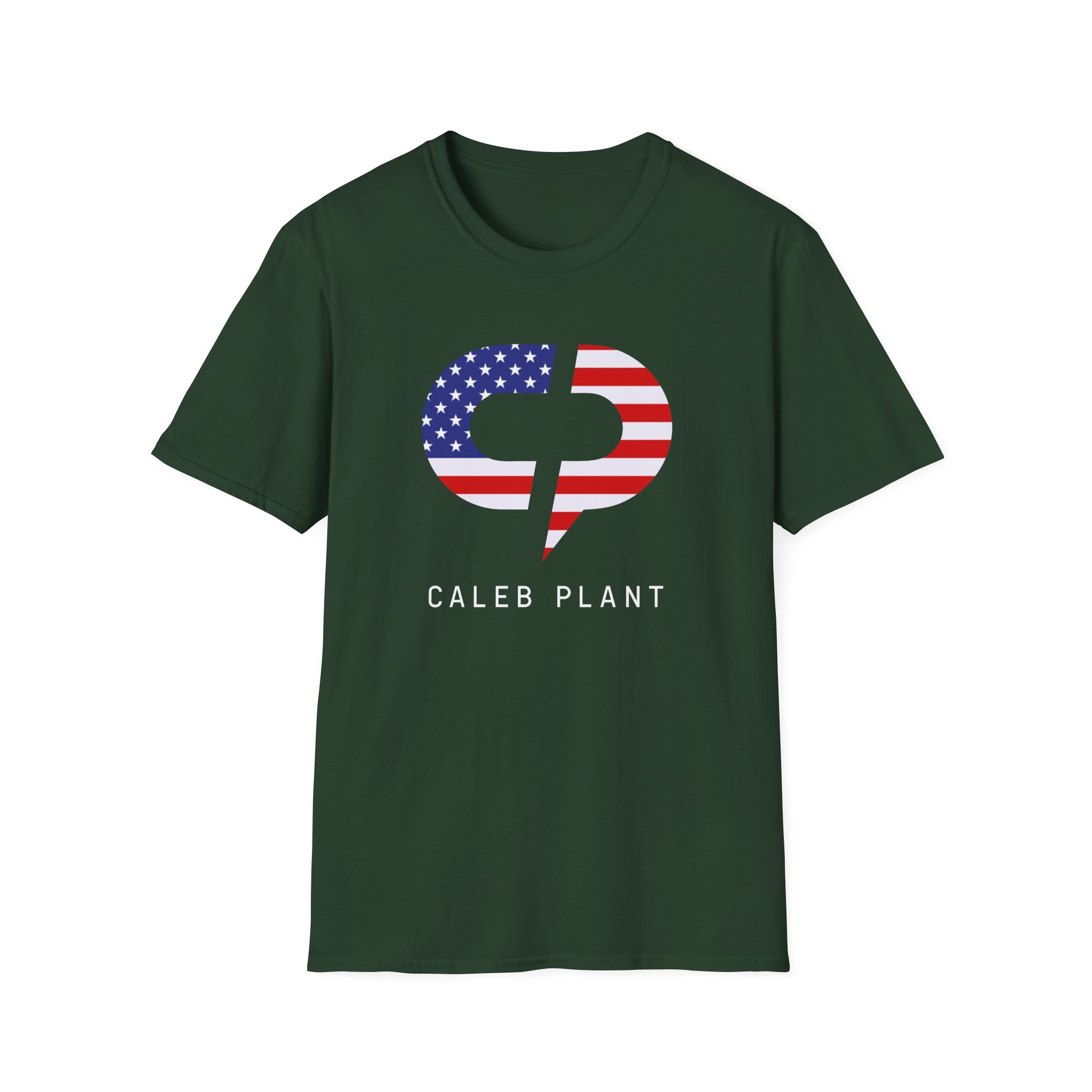 Caleb Plant Red, White and Blue Unisex Softstyle T-Shirt