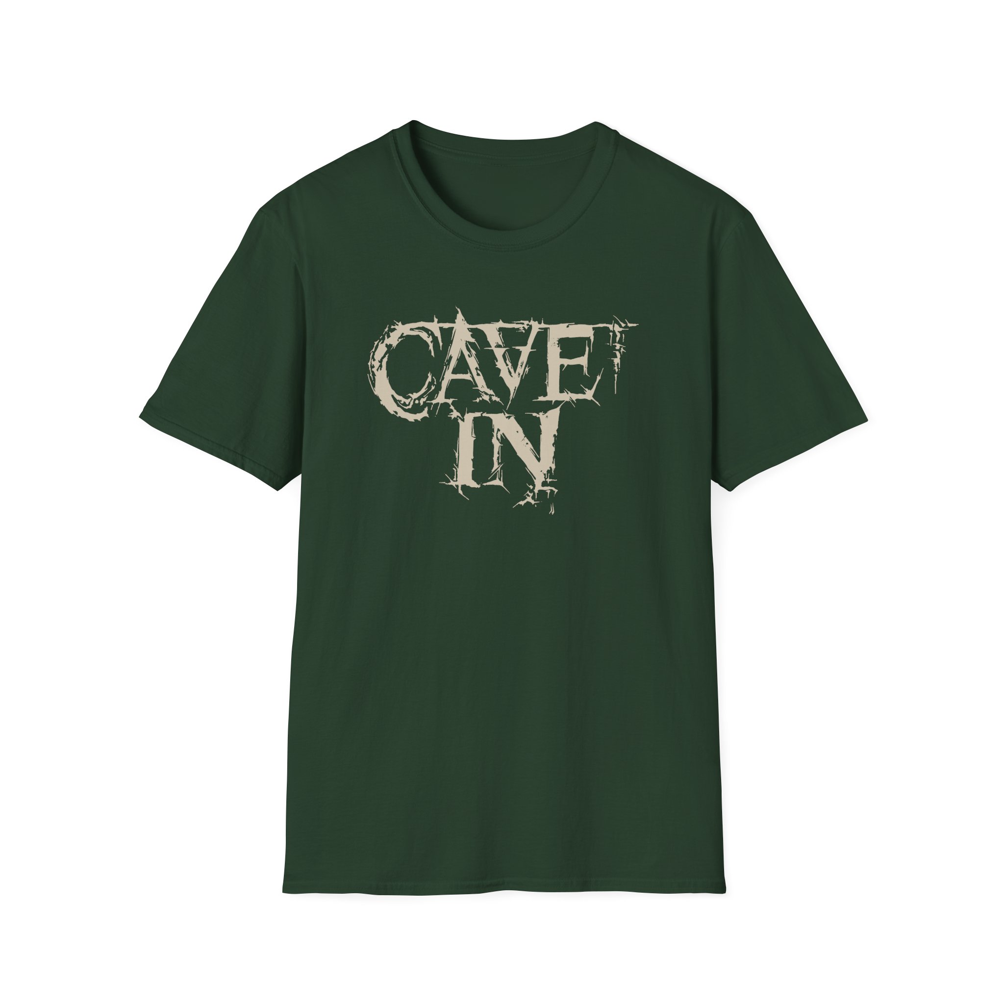 Cave in Logo & Satellite Unisex Softstyle T-Shirt