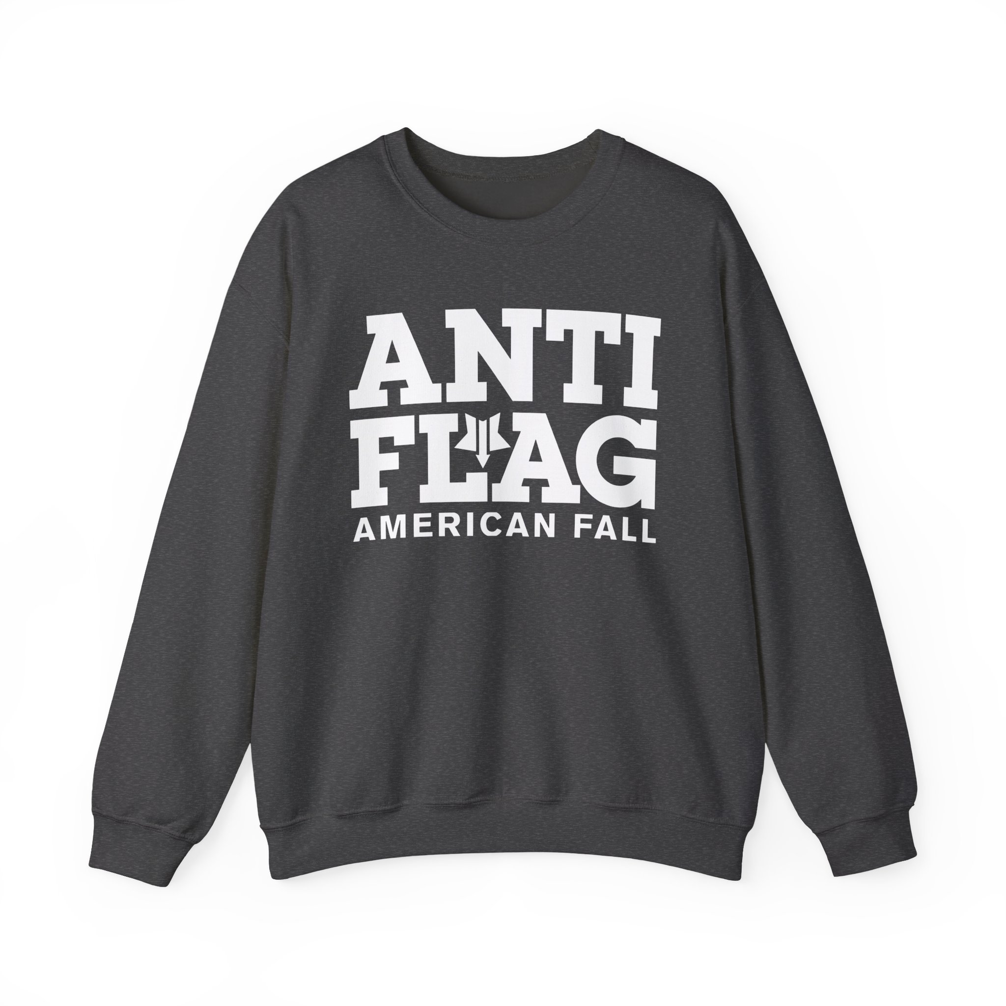 Anti Flag American Fall Unisex Heavy Blendâ„¢ Crewneck Sweatshirt