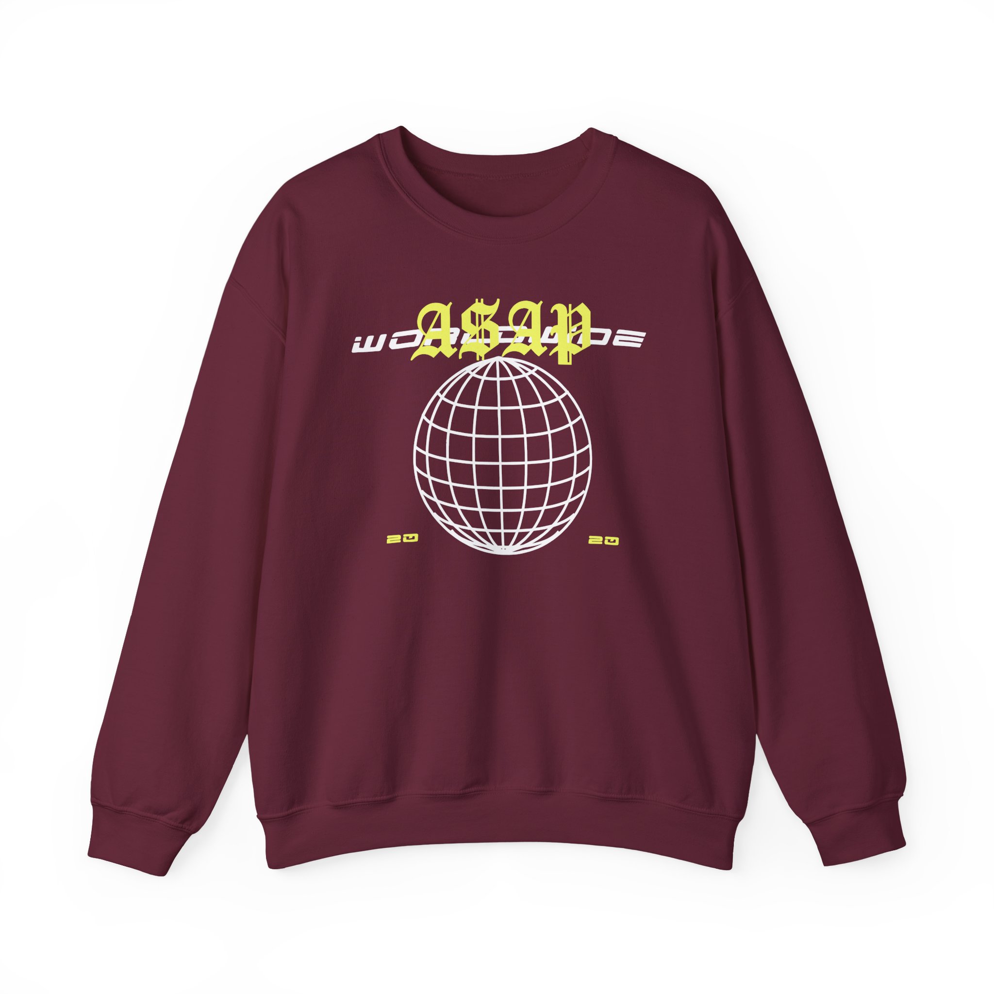 Asap Mob Worldwide Unisex Heavy Blendâ„¢ Crewneck Sweatshirt