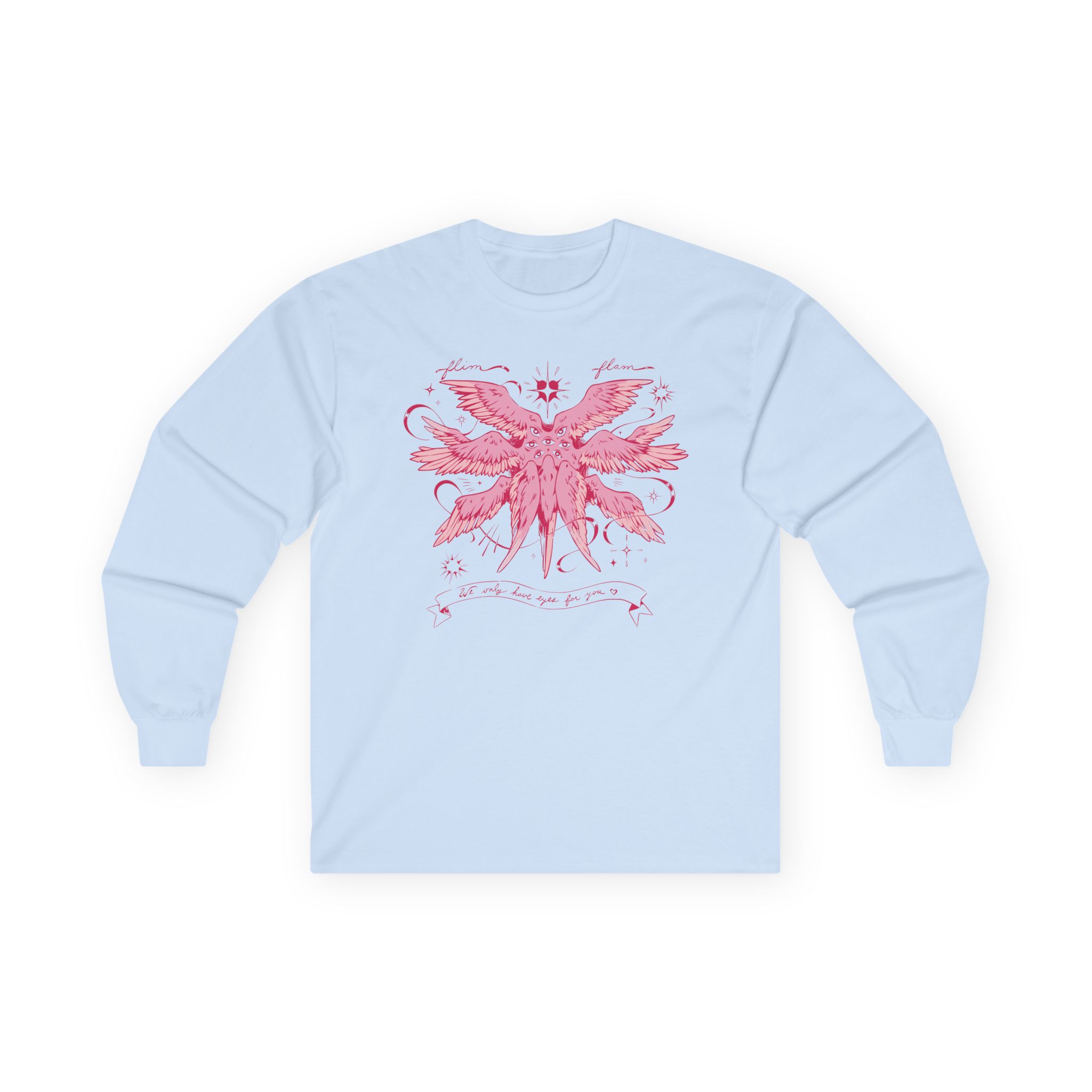 Flamingo Flim Flam Angel Unisex Ultra Cotton Long Sleeve Tee