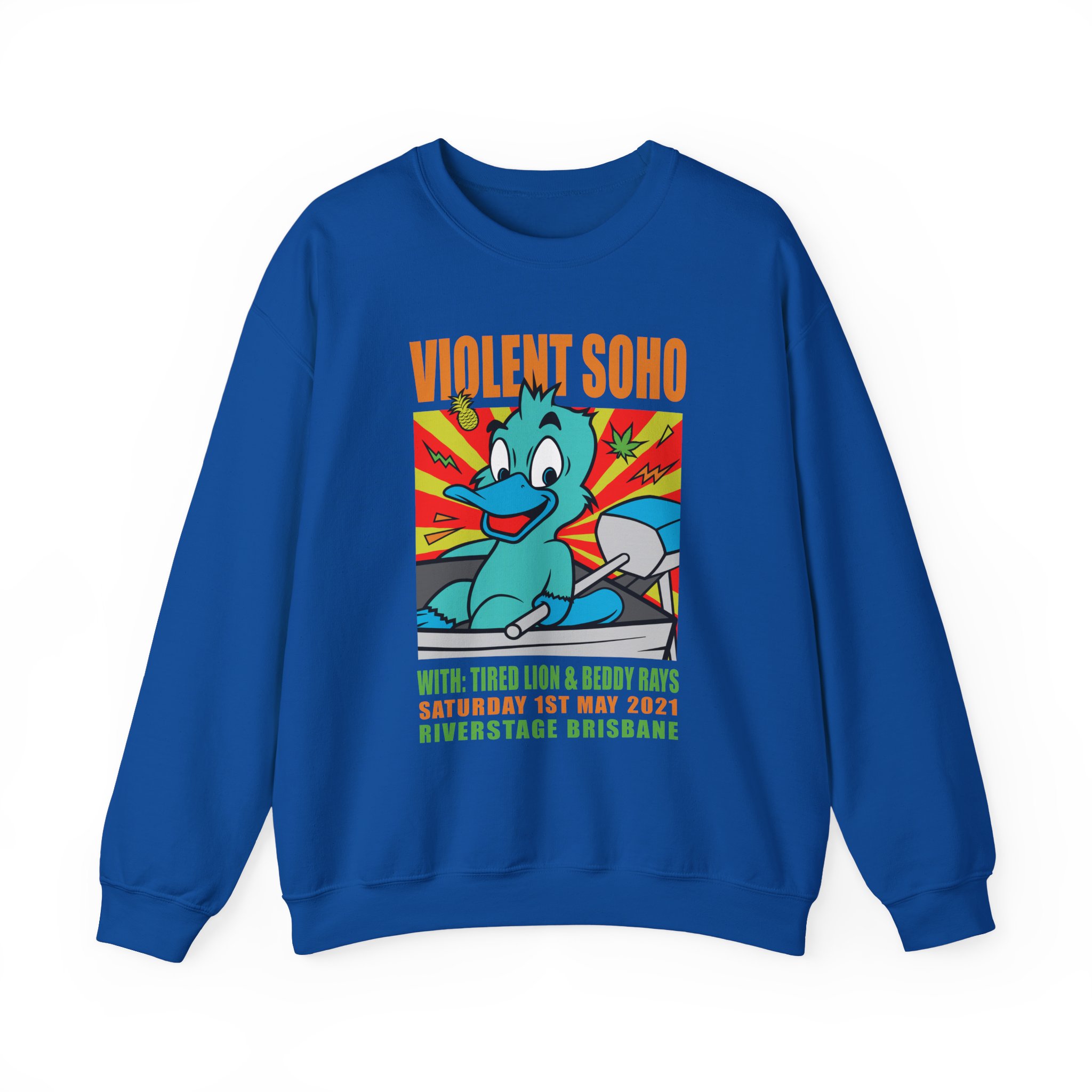 Violent Soho Event Poster Unisex Heavy Blendâ„¢ Crewneck Sweatshirt