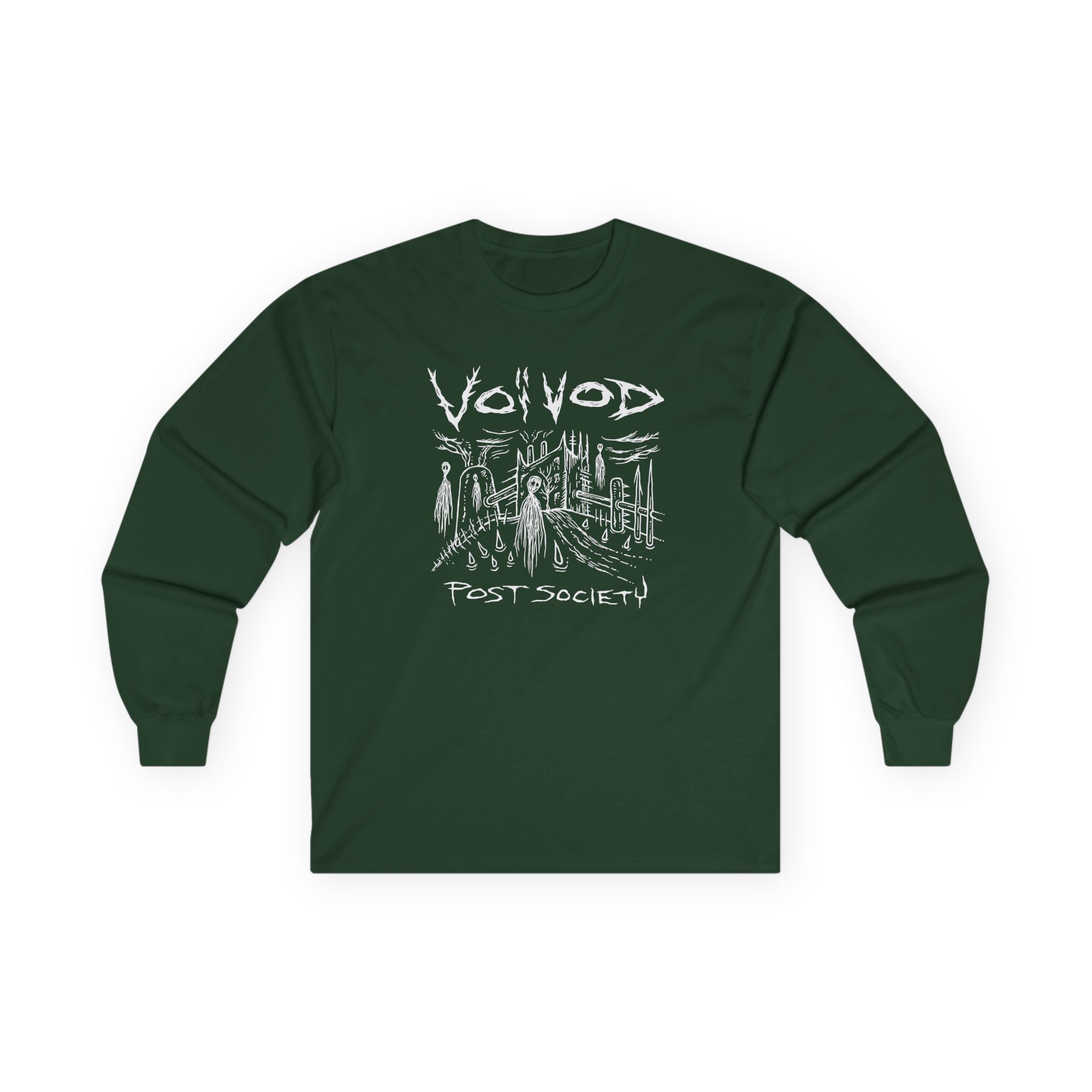 Voivod Post Society V1 Unisex Ultra Cotton Long Sleeve Tee
