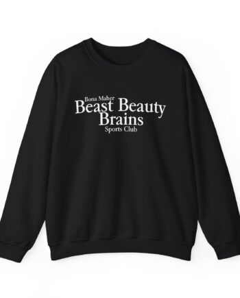 Ilona Maher Beast Beauty Brains Sports Club Unisex Heavy Blend™ Crewneck Sweatshirt