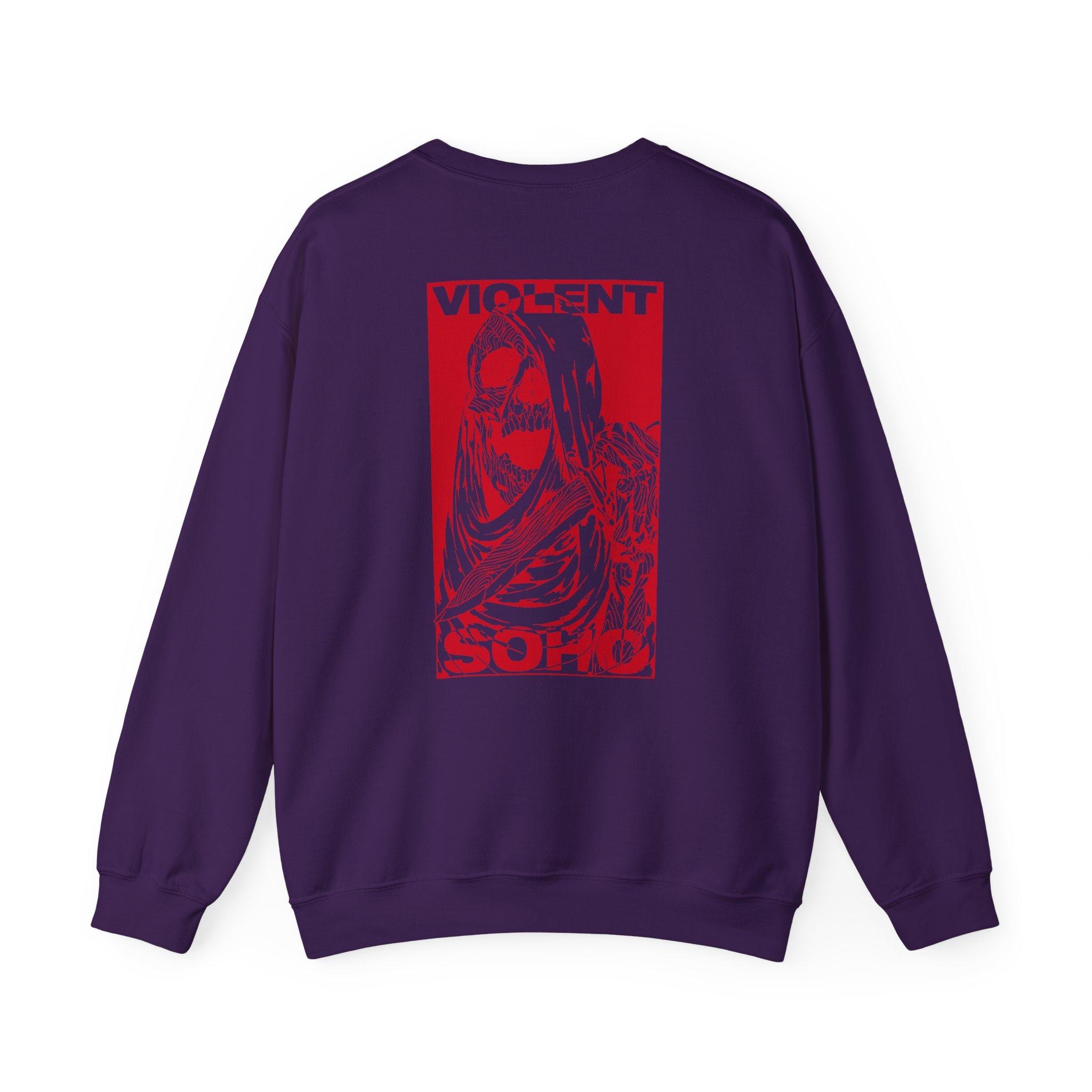 Violent Soho Skull Unisex Heavy Blendâ„¢ Crewneck Sweatshirt