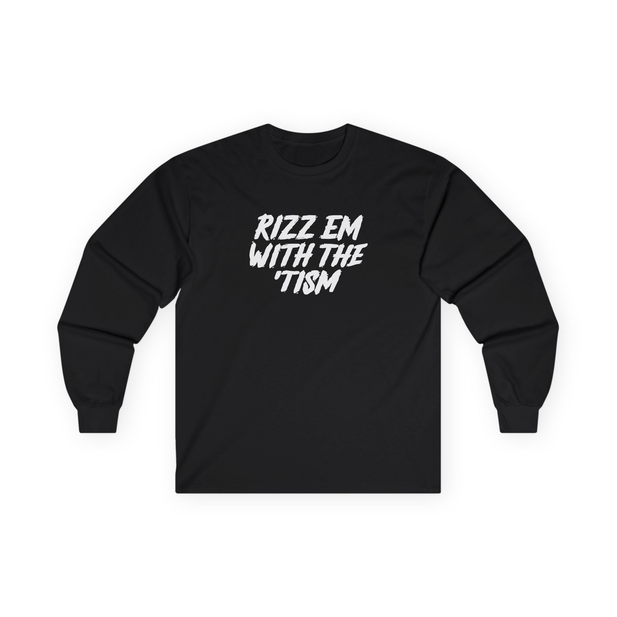 Ryan Windridge Rizz Em With the Tism Unisex Ultra Cotton Long Sleeve Tee