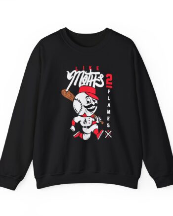 Like Moths to Flames Baseball Unisex Heavy Blend™ Crewneck Sweatshirt