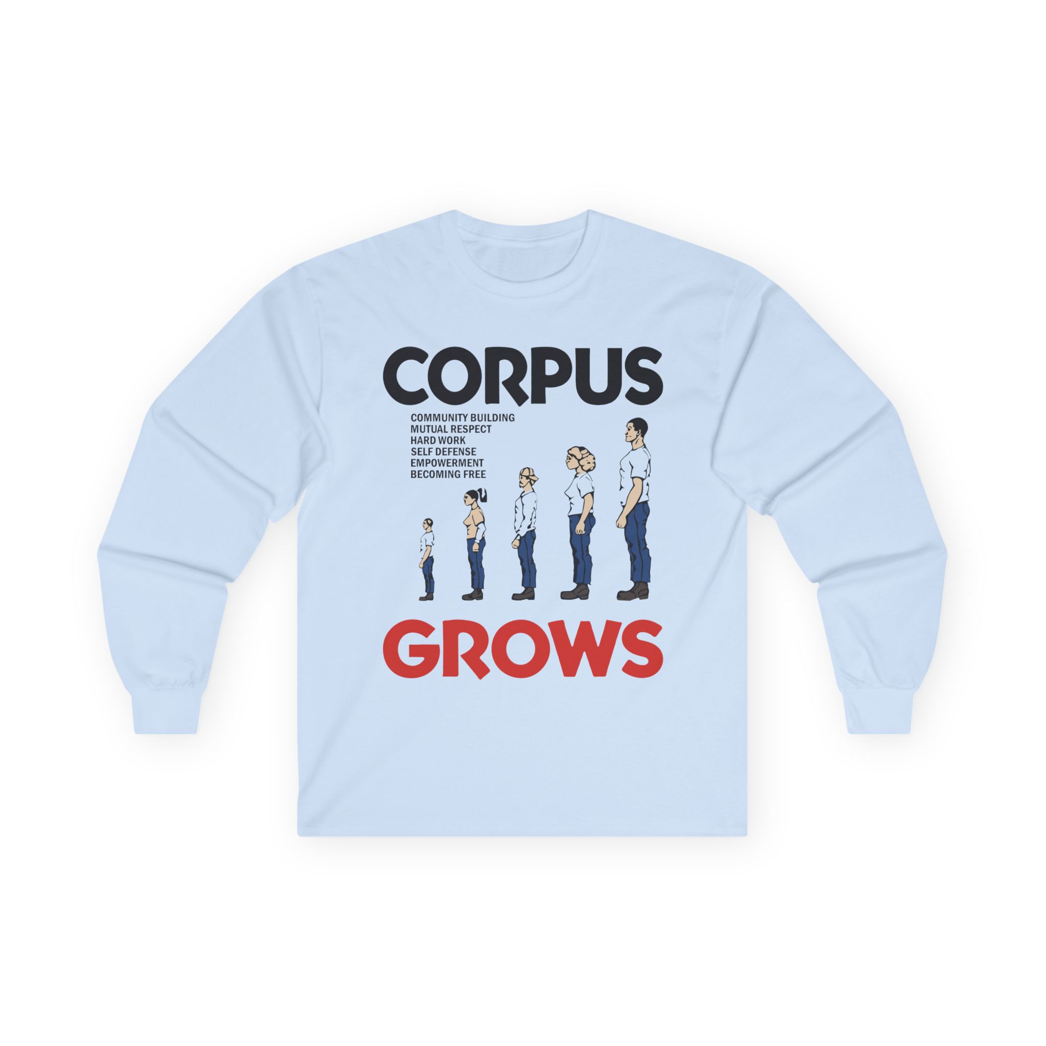 Show Me the Body Corpus Grows Unisex Ultra Cotton Long Sleeve Tee