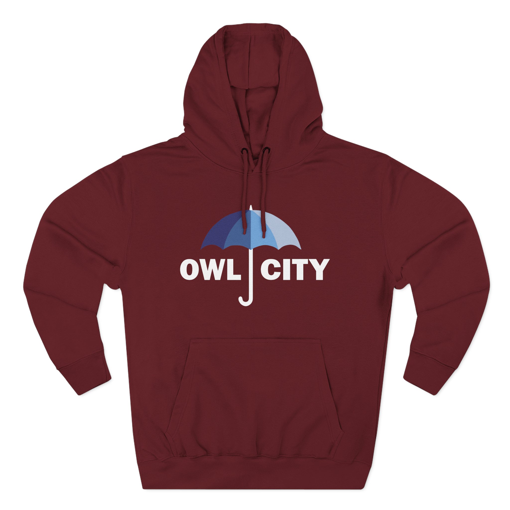 Owl City Umbrella Three-Panel Fleece Hoodie