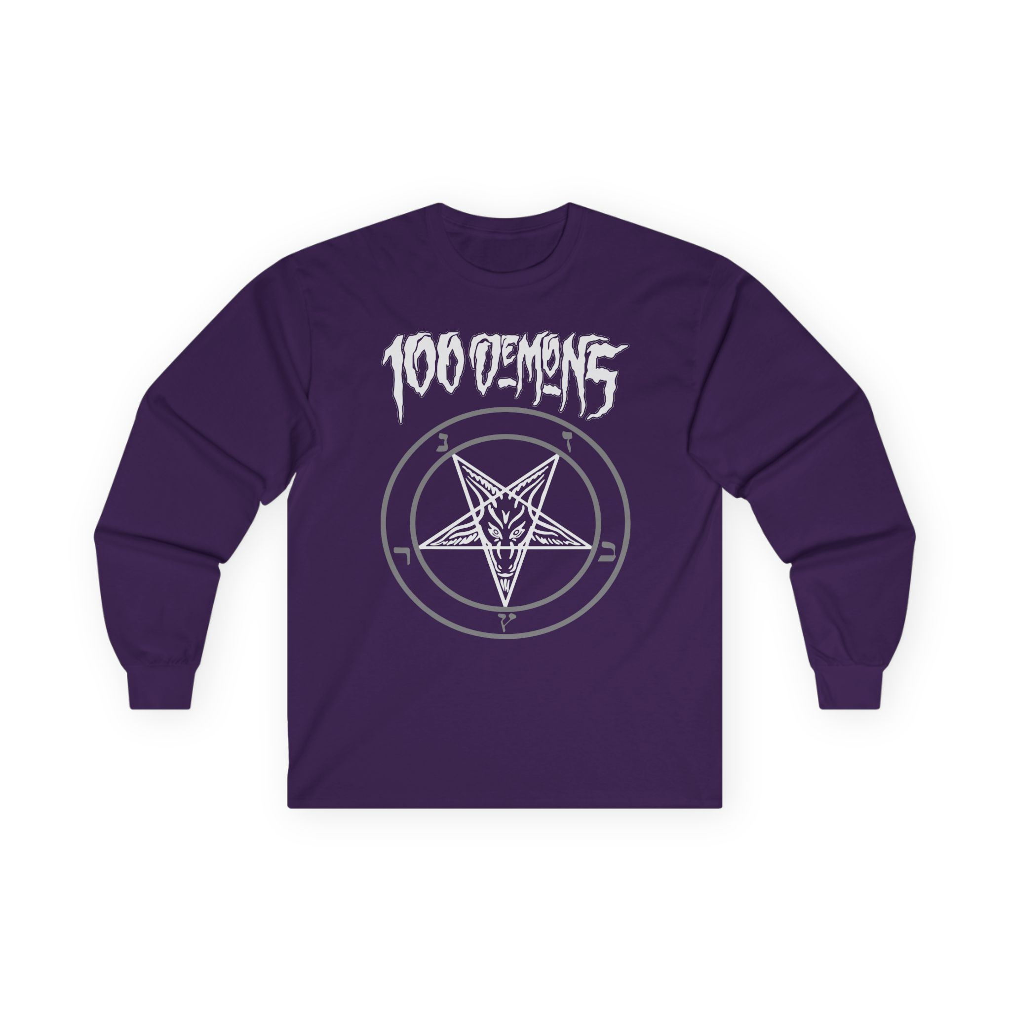 100 Demons Pentagram Unisex Ultra Cotton Long Sleeve Tee