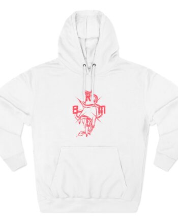 B.R.M.C. SNAKE HAND Three-Panel Fleece Hoodie