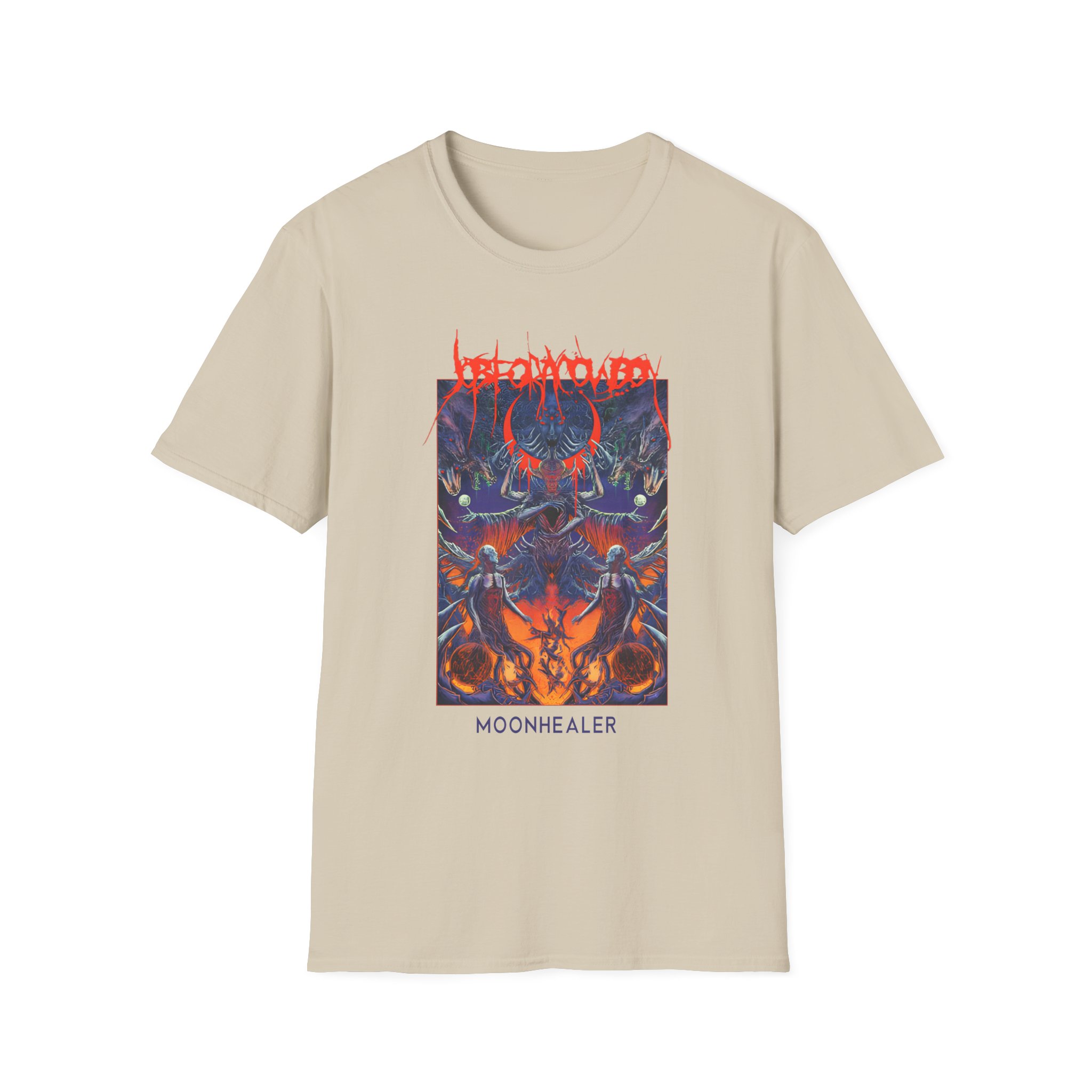 Job for a Cowboy Moon Healer Unisex Softstyle T-Shirt