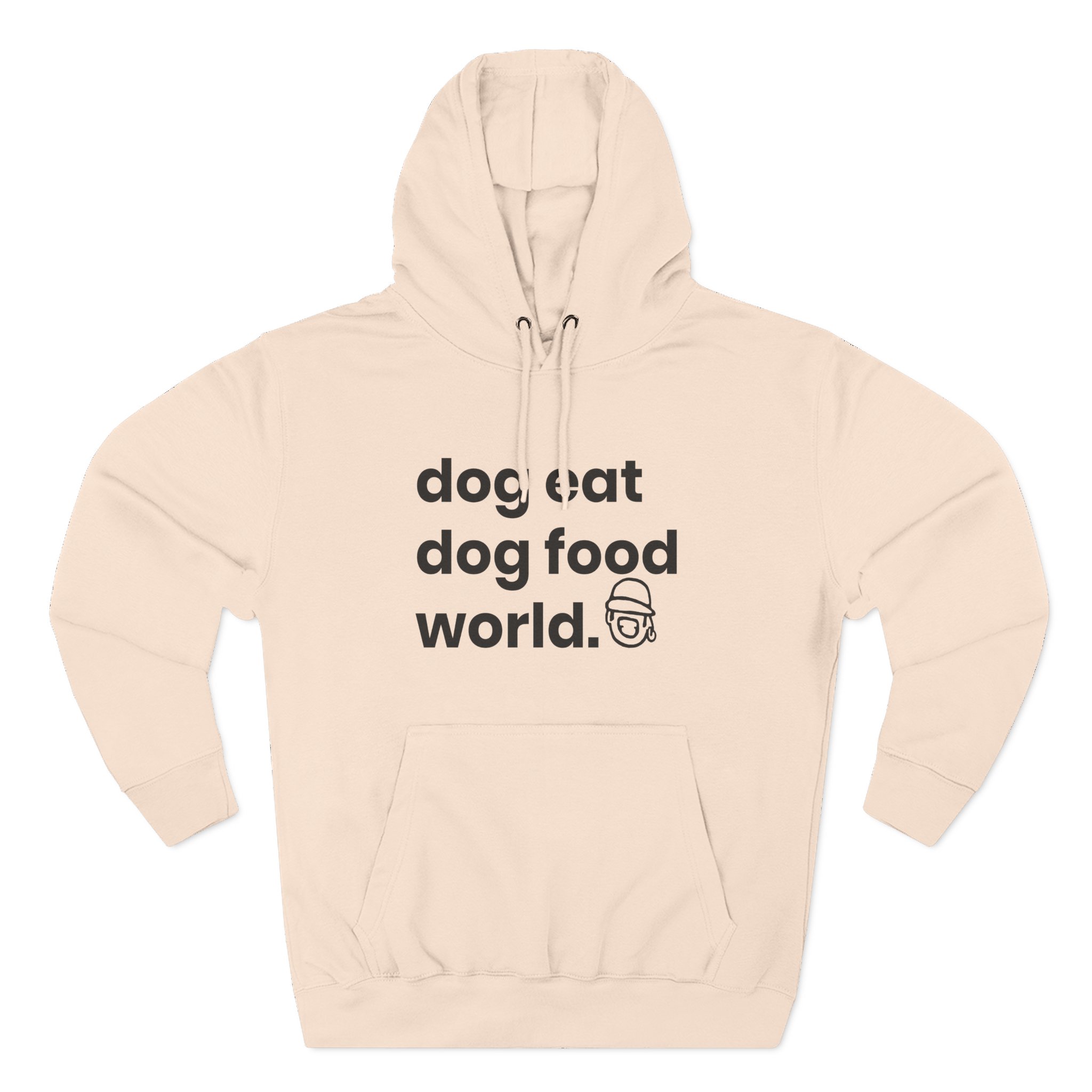 Niko B Dog Eat Dog Food World Three-panel Fleece Hoodie