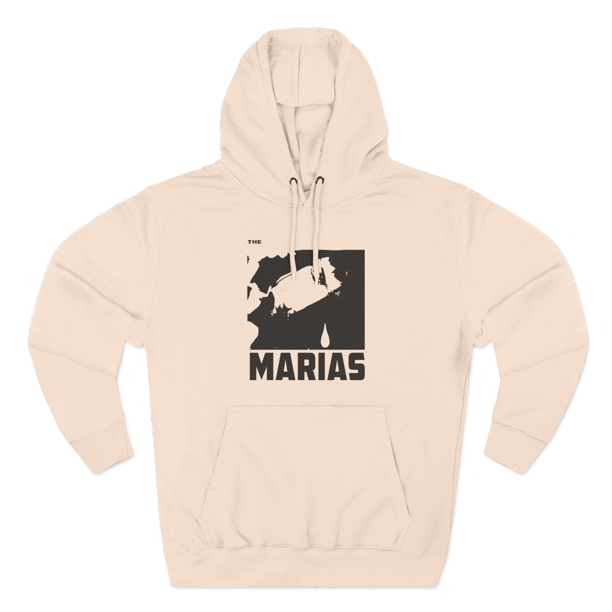 The Marias Tear Drop Three-Panel Fleece Hoodie