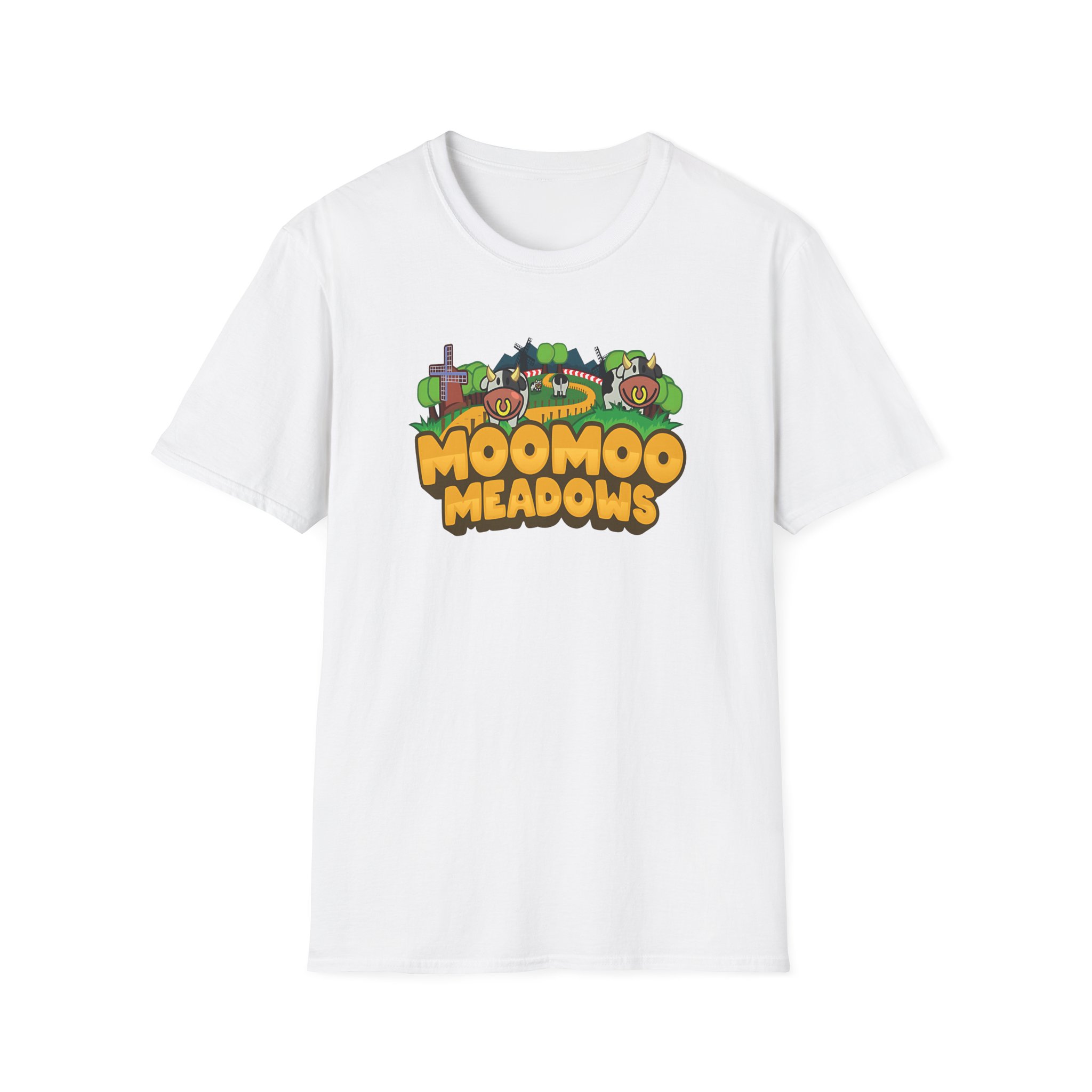 Georgenotfound Moo Moo Meadows Unisex Softstyle T-Shirt