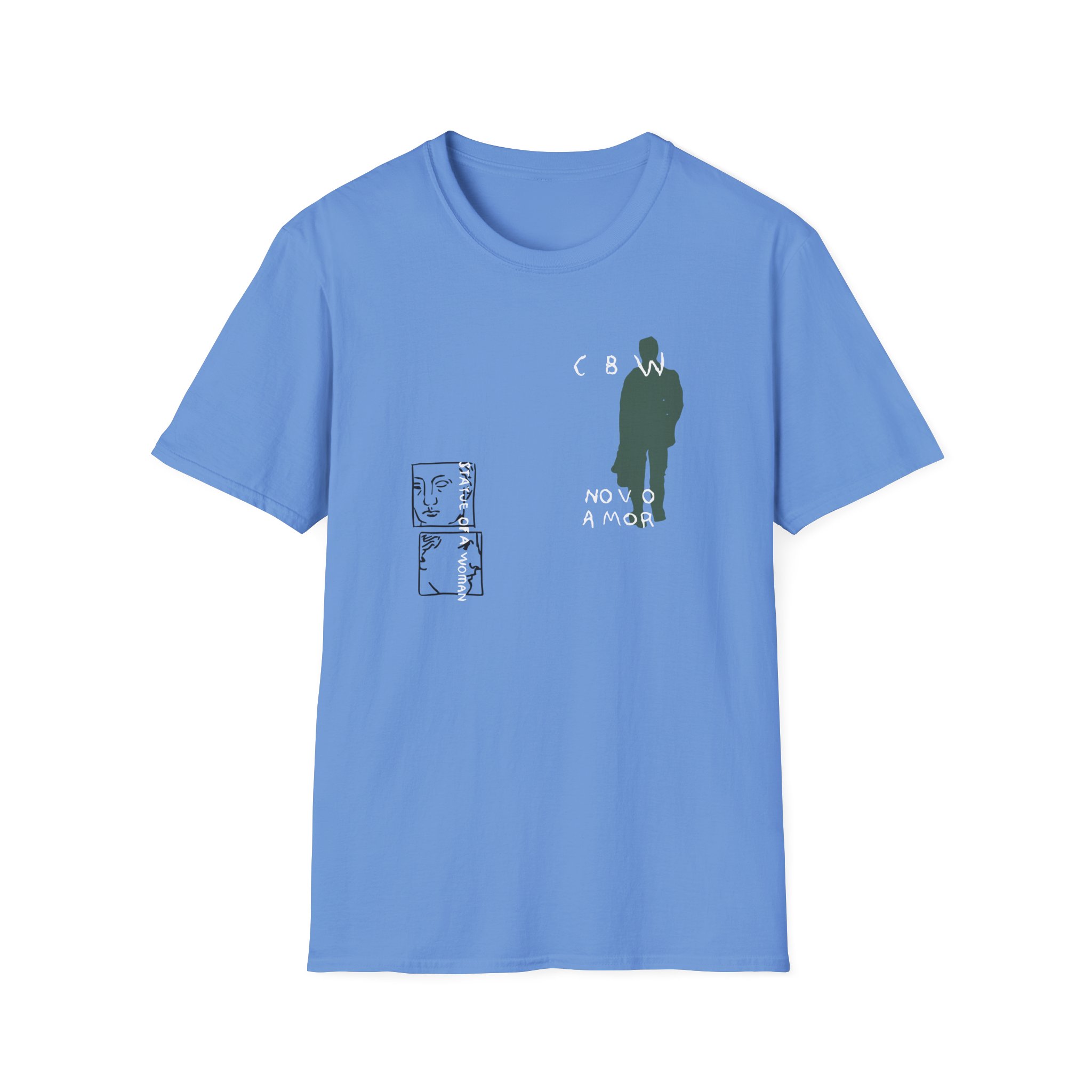 Novo Amor Statue Unisex Softstyle T-Shirt