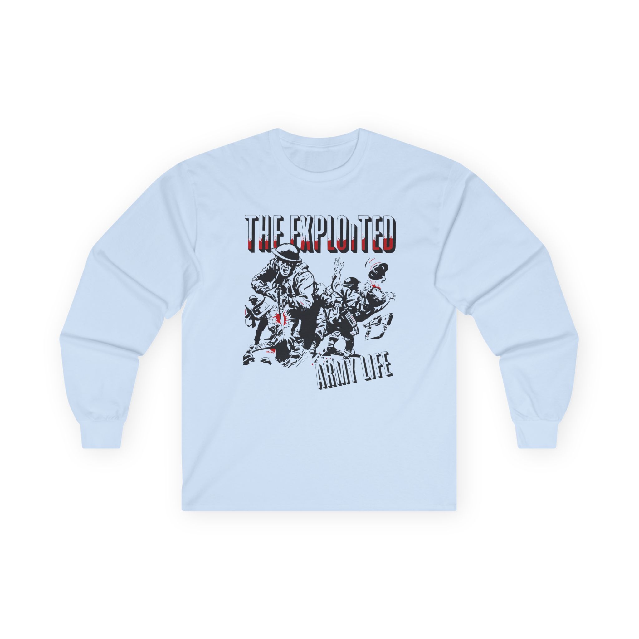 The Exploited Army Life Unisex Ultra Cotton Long Sleeve Tee