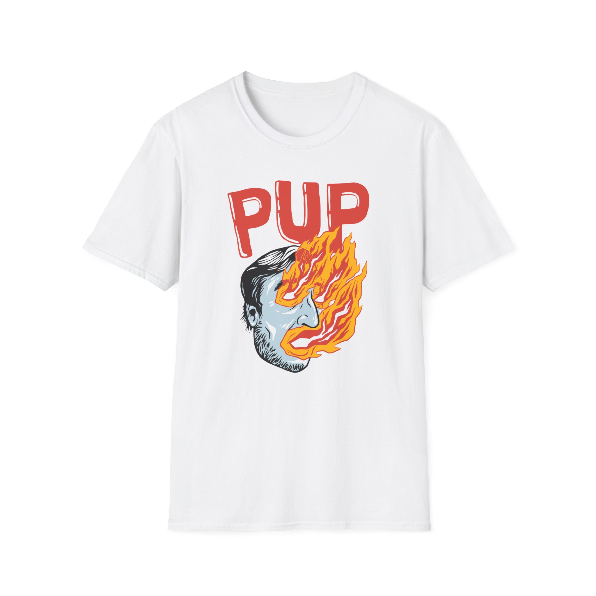 Pup I Hope the World Explodes Unisex Softstyle T-Shirt