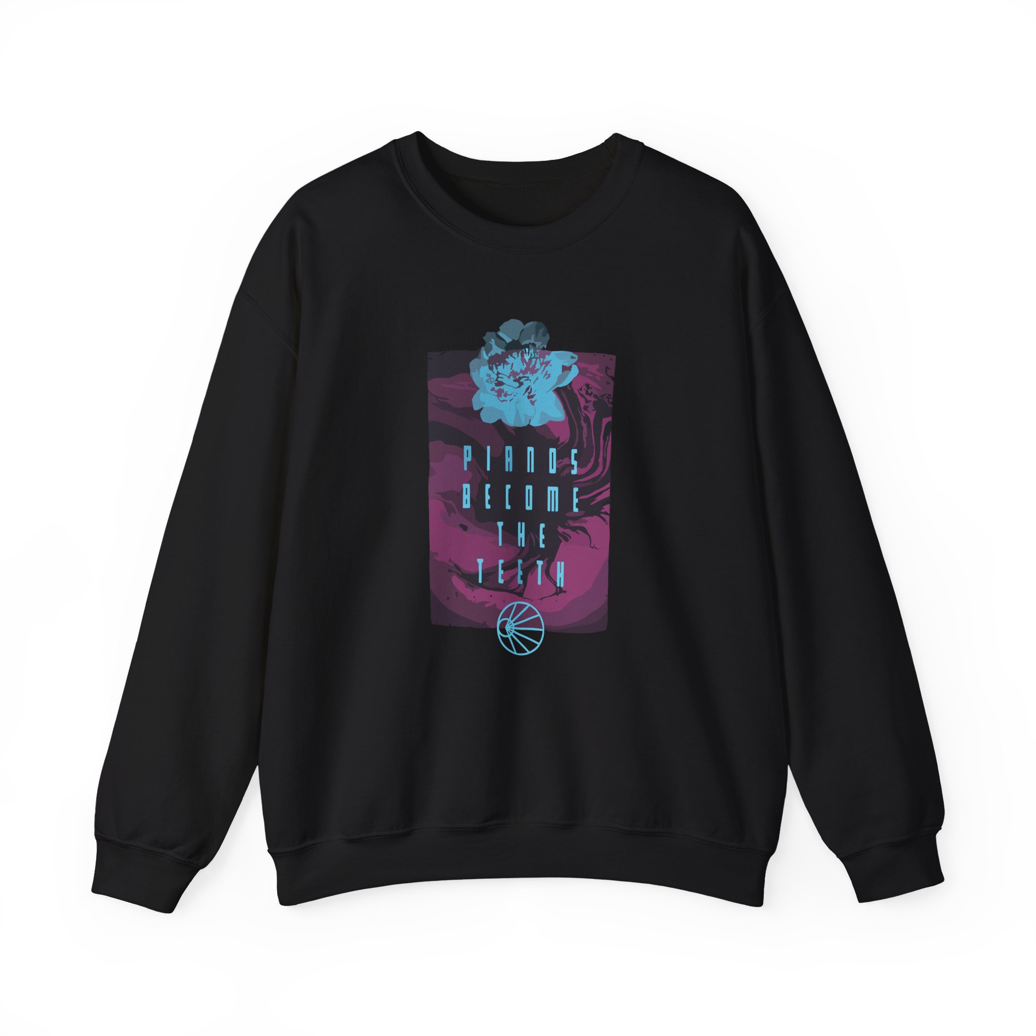 Pianos Become the Teeth Abstract Flowers Unisex Heavy Blendâ„¢ Crewneck Sweatshirt