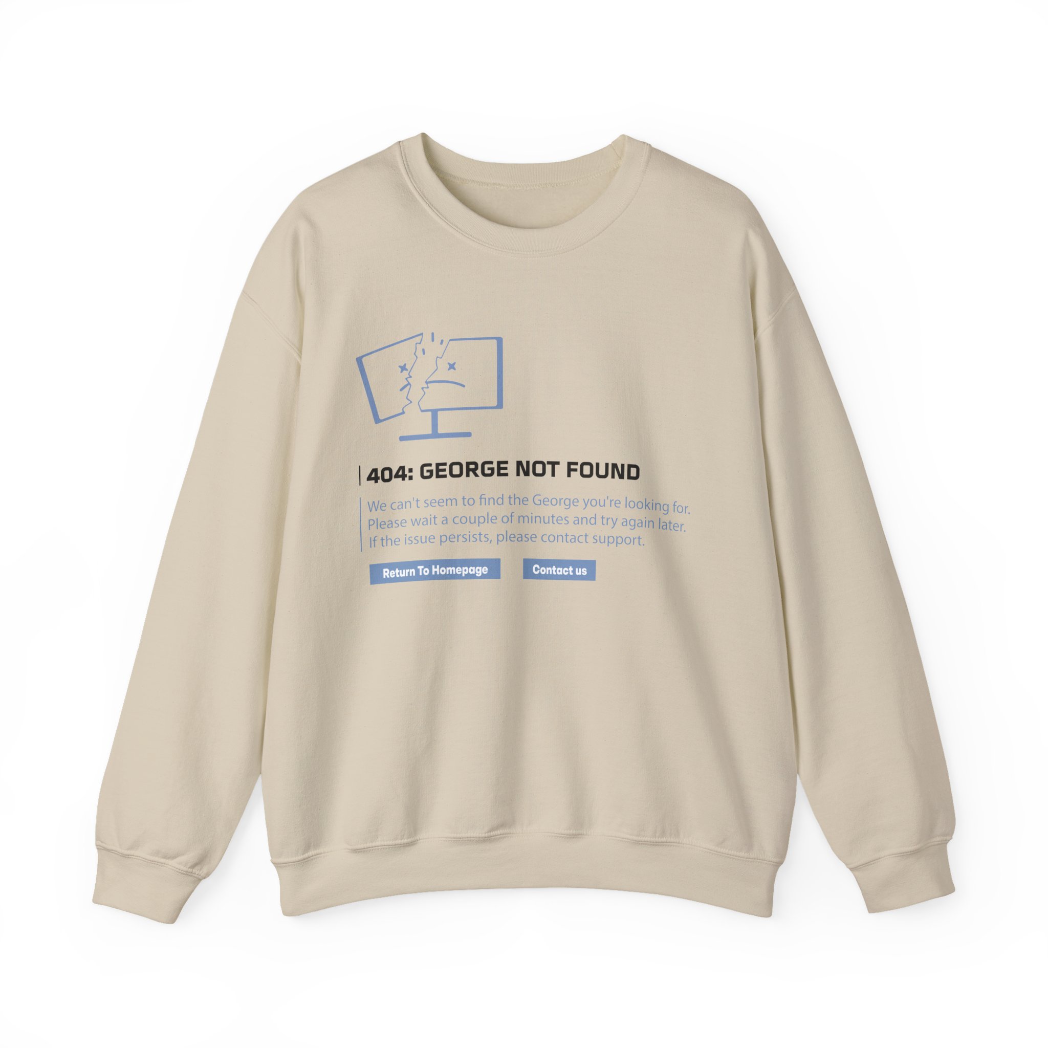 Georgenotfound 404 Unisex Heavy Blendâ„¢ Crewneck Sweatshirt