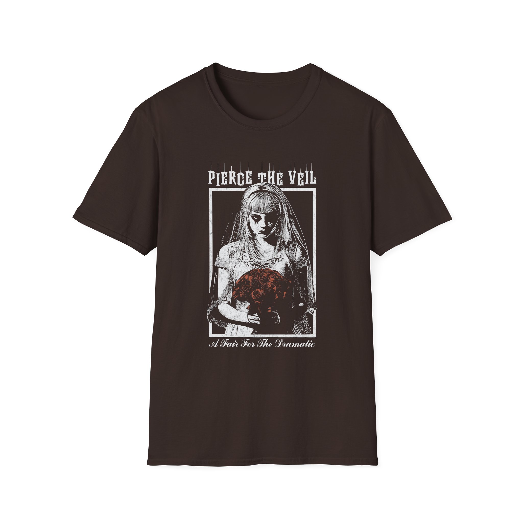 Pierce the Veil a Flair for the Dramatic Bride Unisex Softstyle T-Shirt