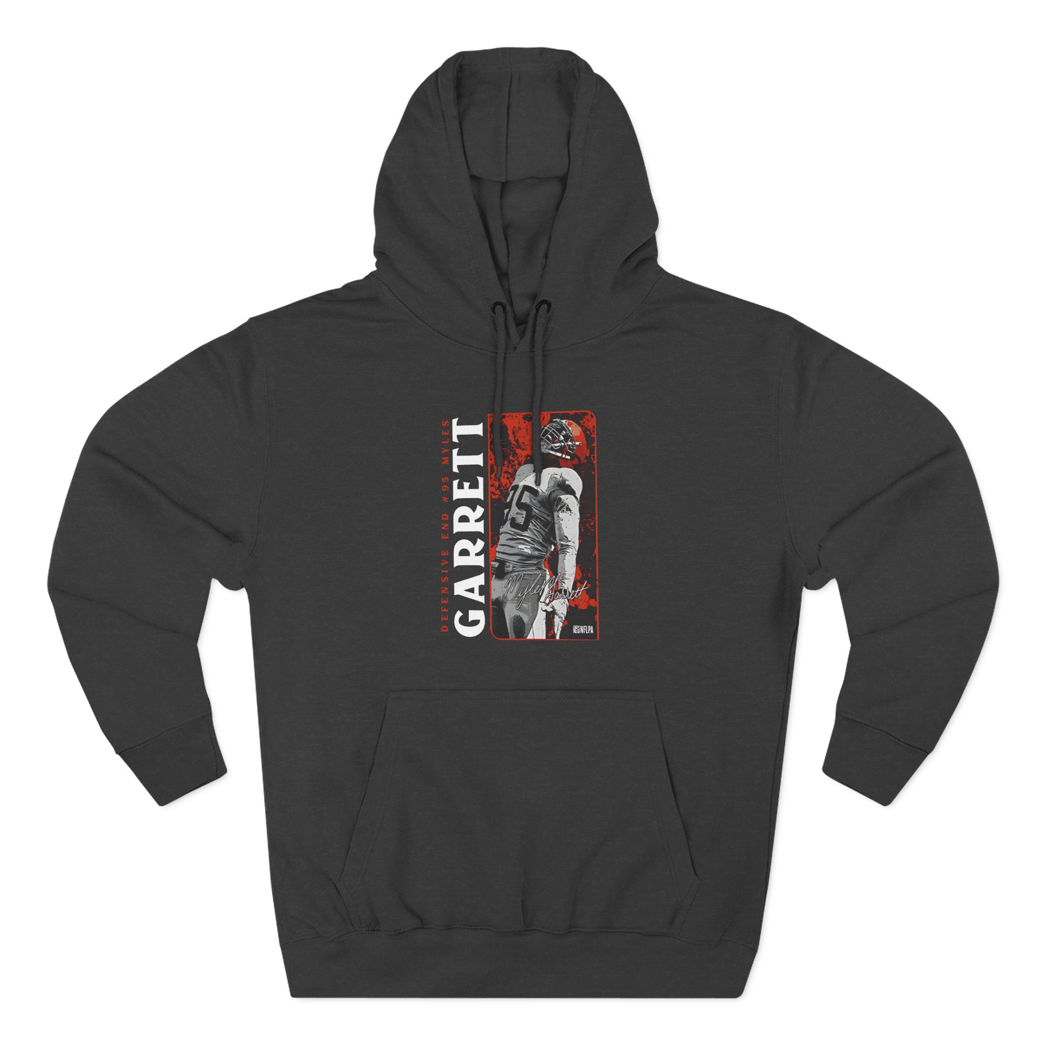 Myles Garrett Three-Panel Fleece Hoodie