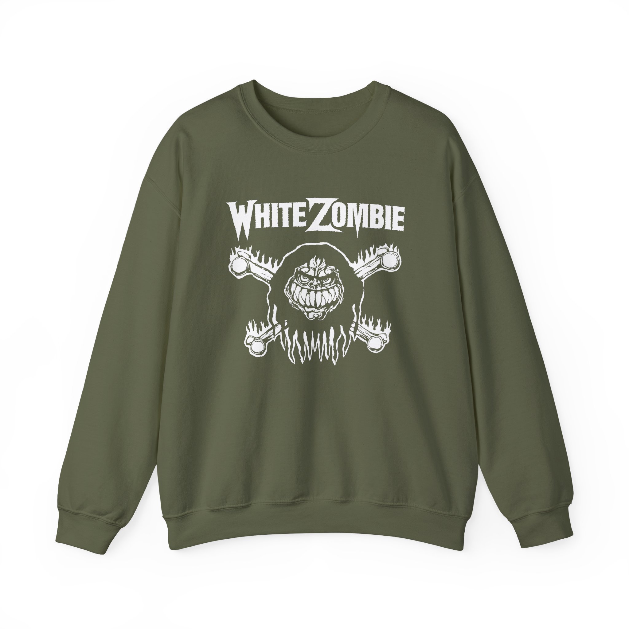 White Zombie Make Them Die Unisex Heavy Blendâ„¢ Crewneck Sweatshirt