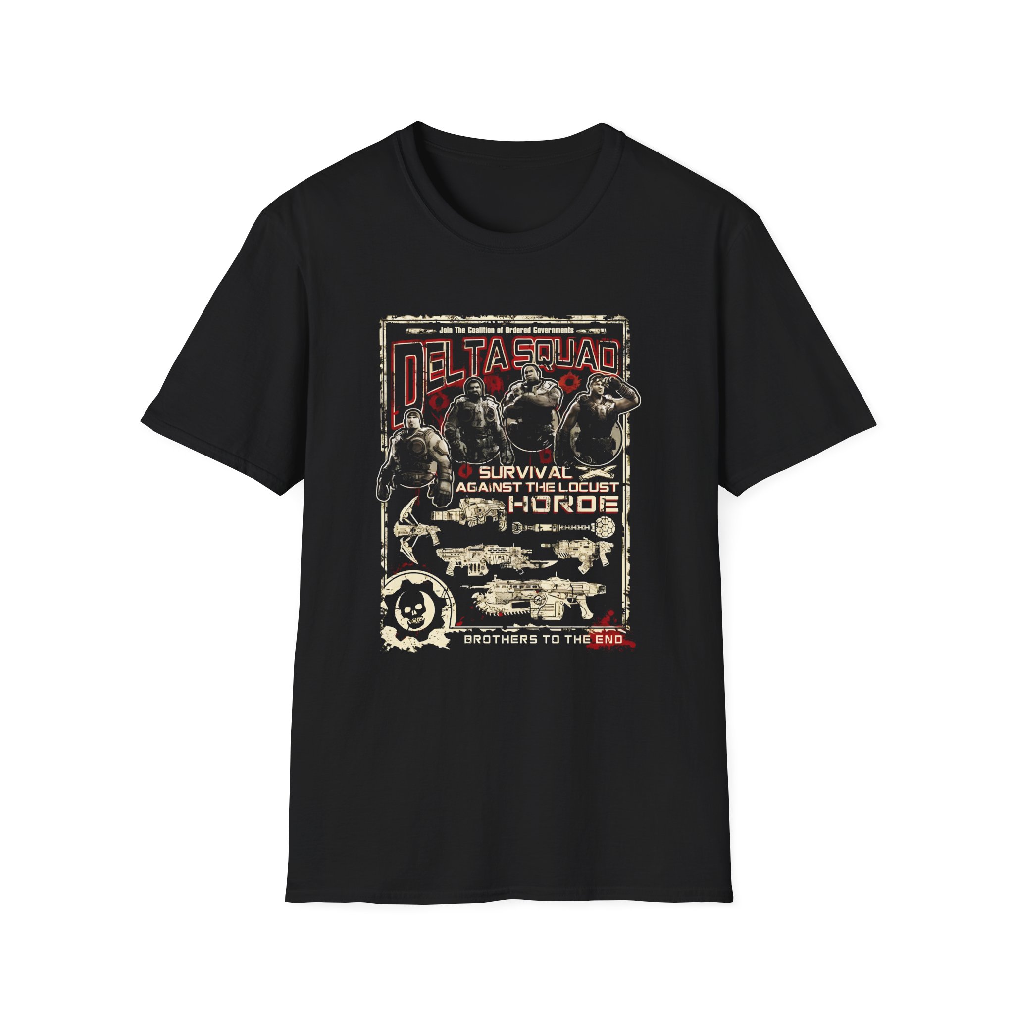 Gears of War Delta Squad Unisex Softstyle T-Shirt