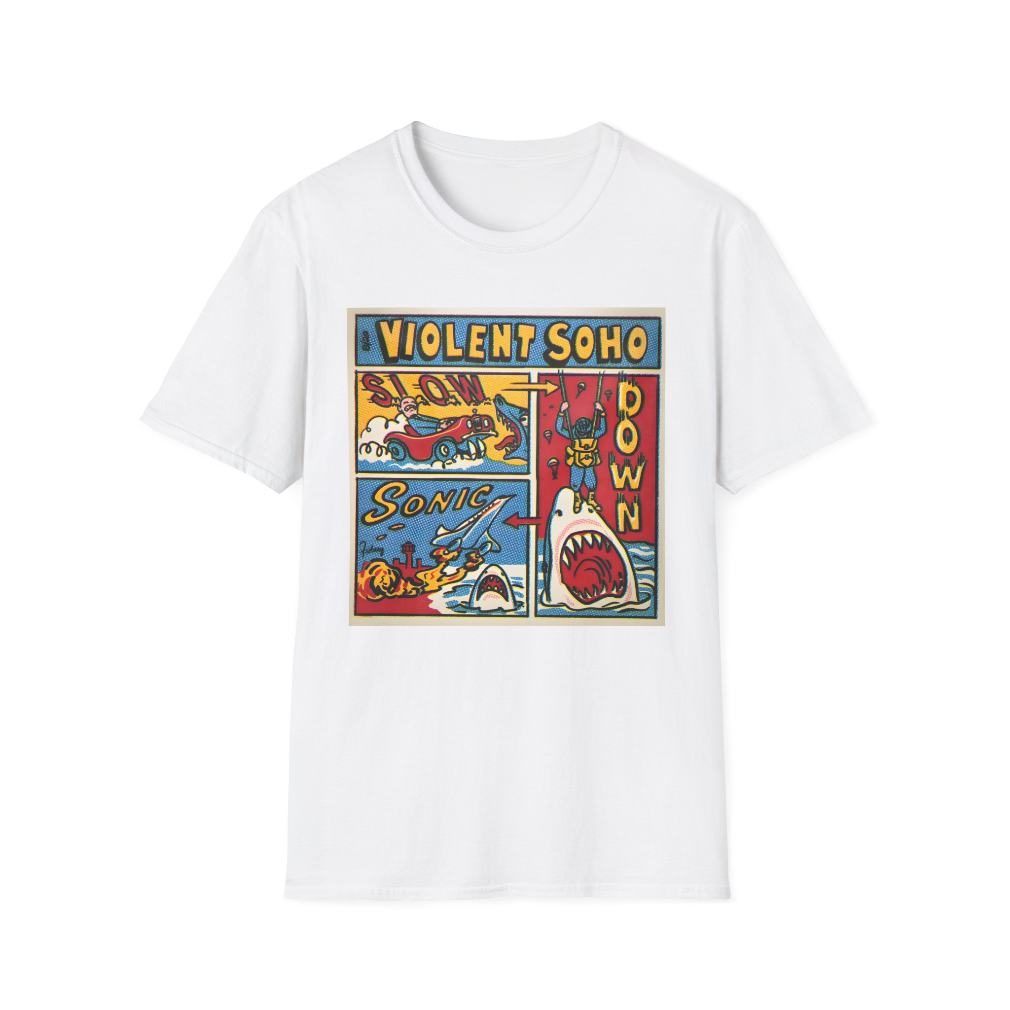 Violent Soho Slow Down Sonic Unisex Softstyle T-Shirt