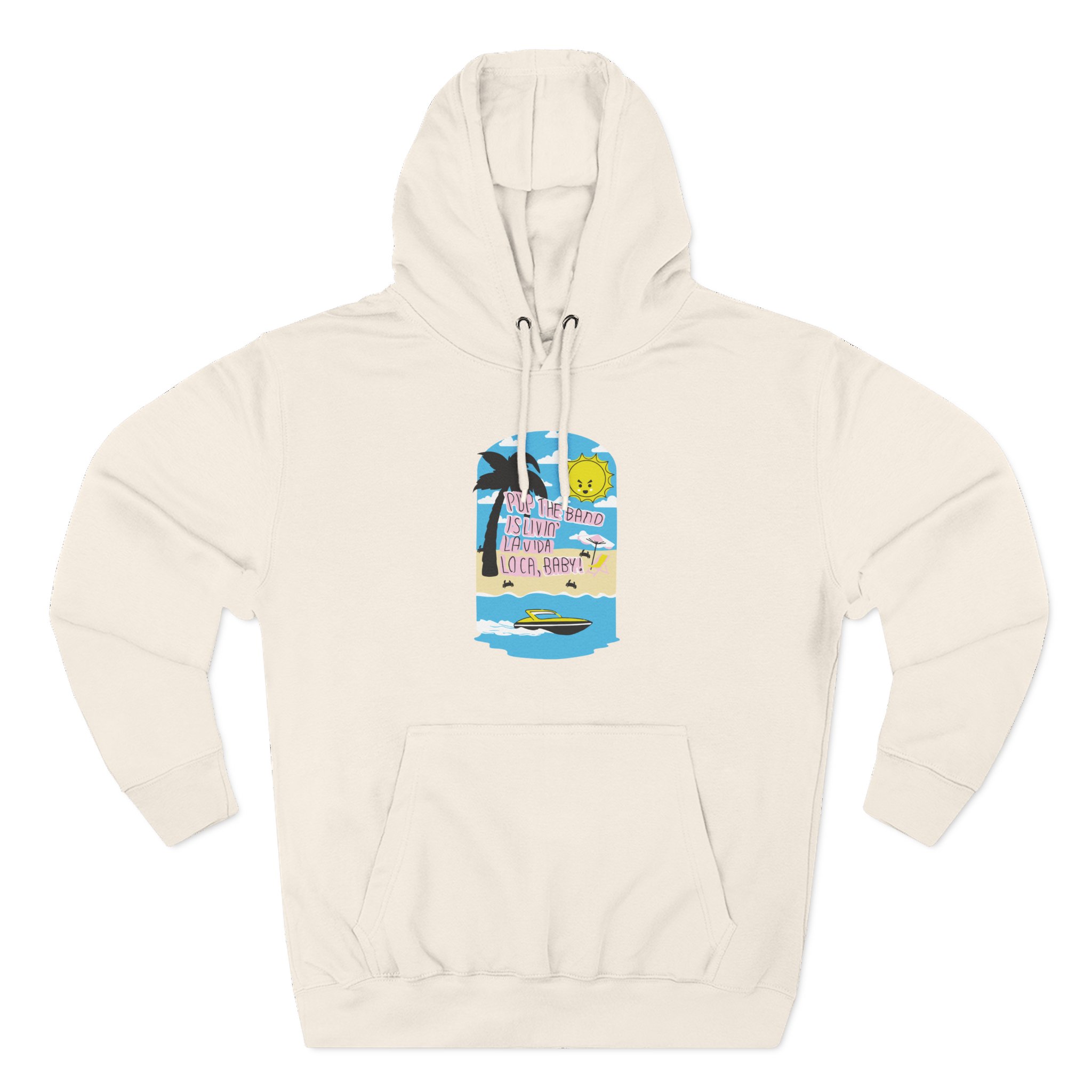 Pup La Vida Loca Three-Panel Fleece Hoodie
