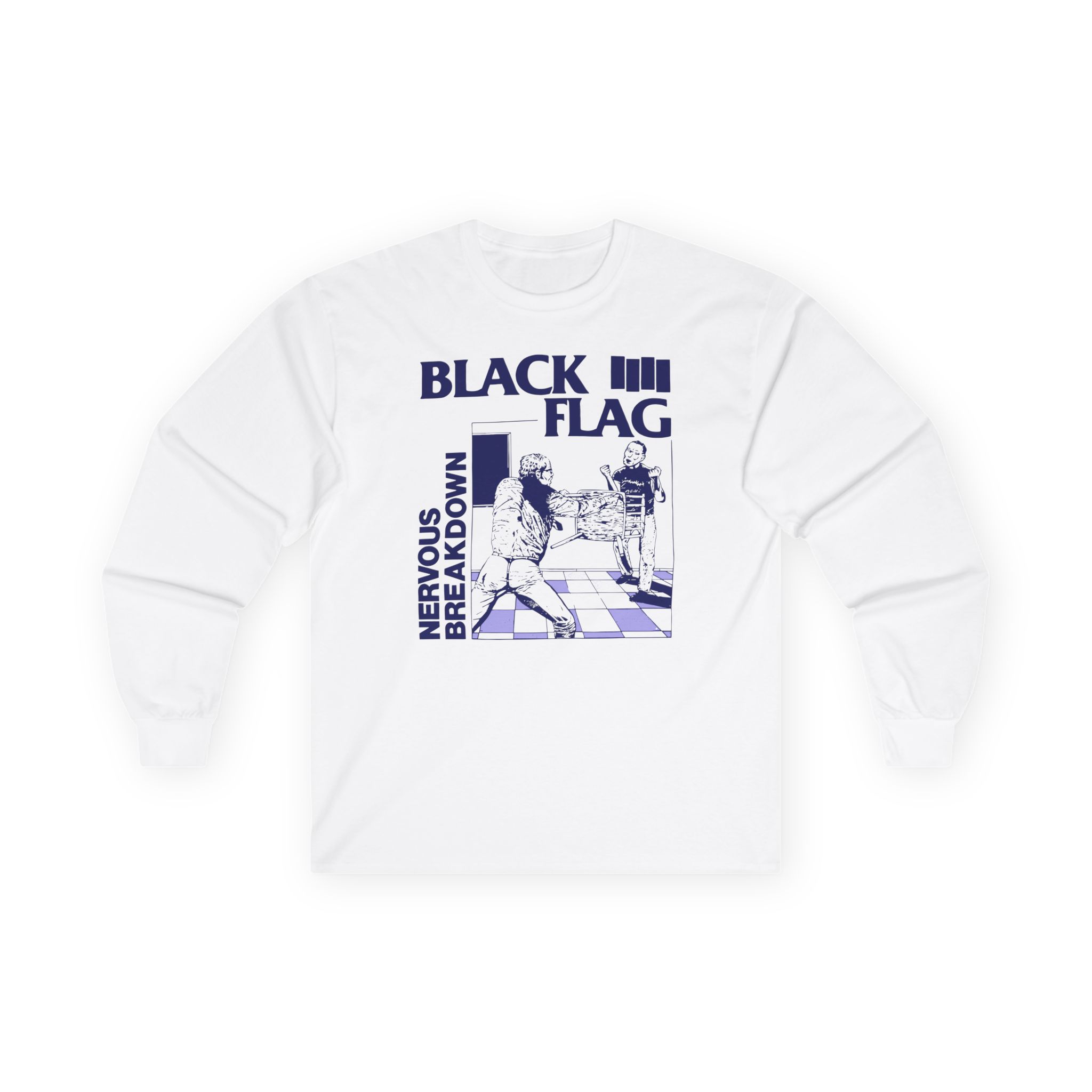 Black Flag Nervous Breakdown Unisex Ultra Cotton Long Sleeve Tee