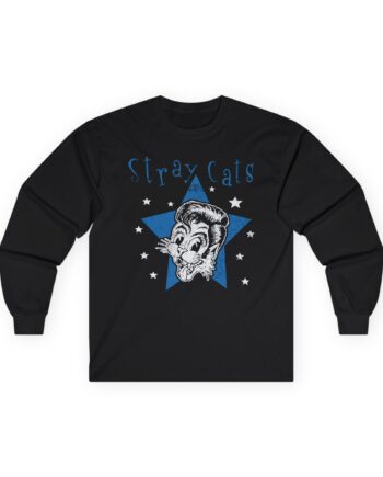 Stray Cats Star Cat Unisex Ultra Cotton Long Sleeve Tee