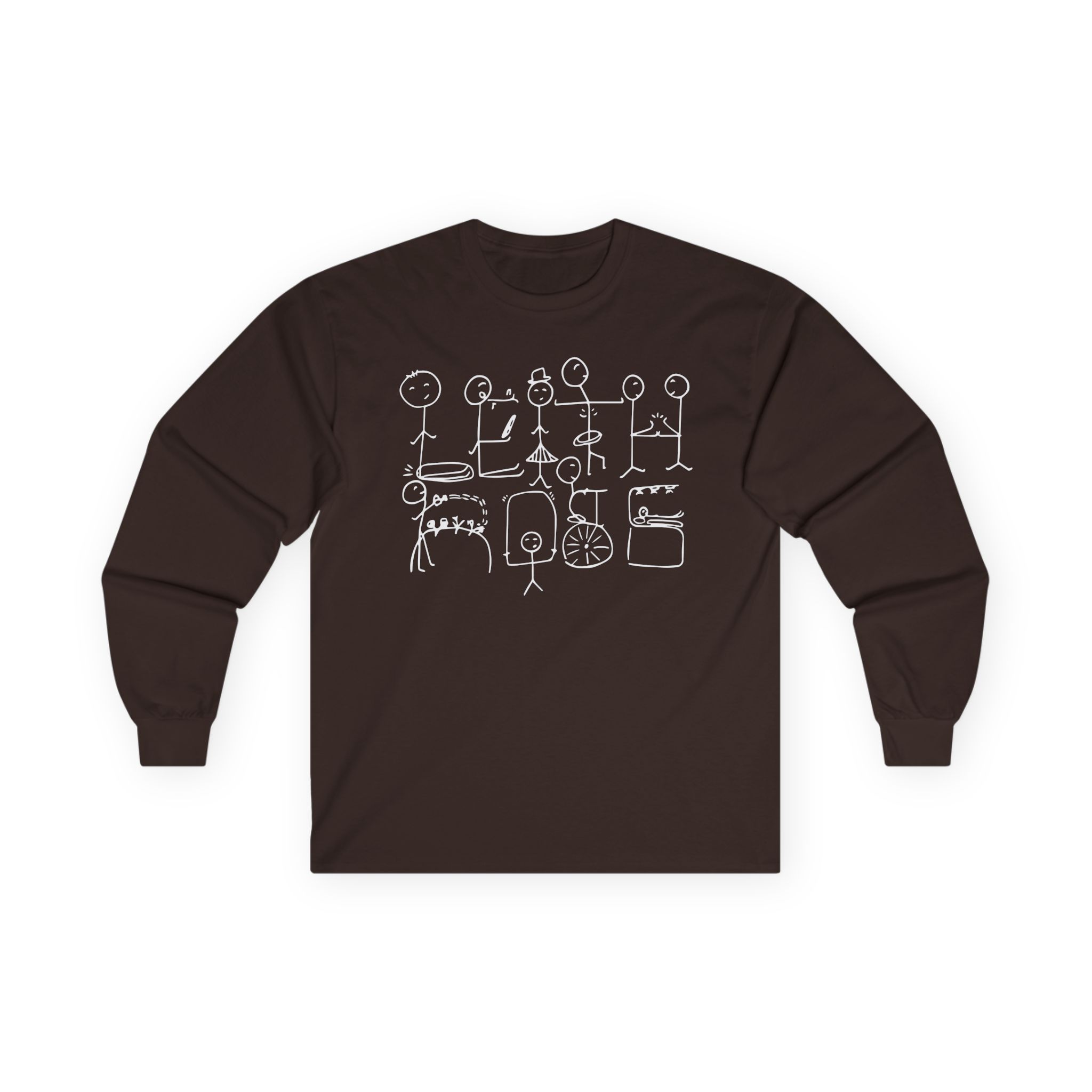 Leith Ross Stick Figures Unisex Ultra Cotton Long Sleeve Tee