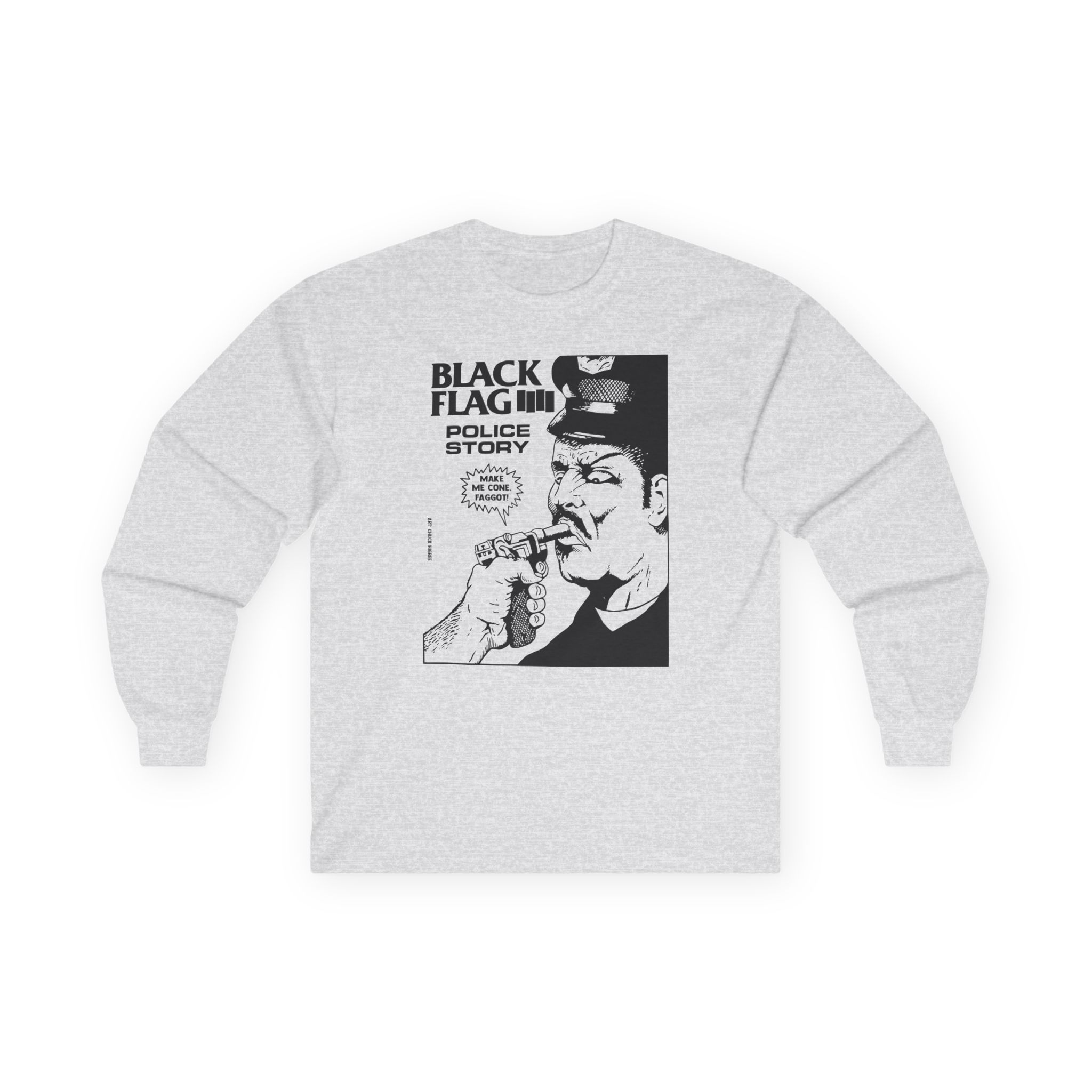 Black Flag Police Story Unisex Ultra Cotton Long Sleeve Tee