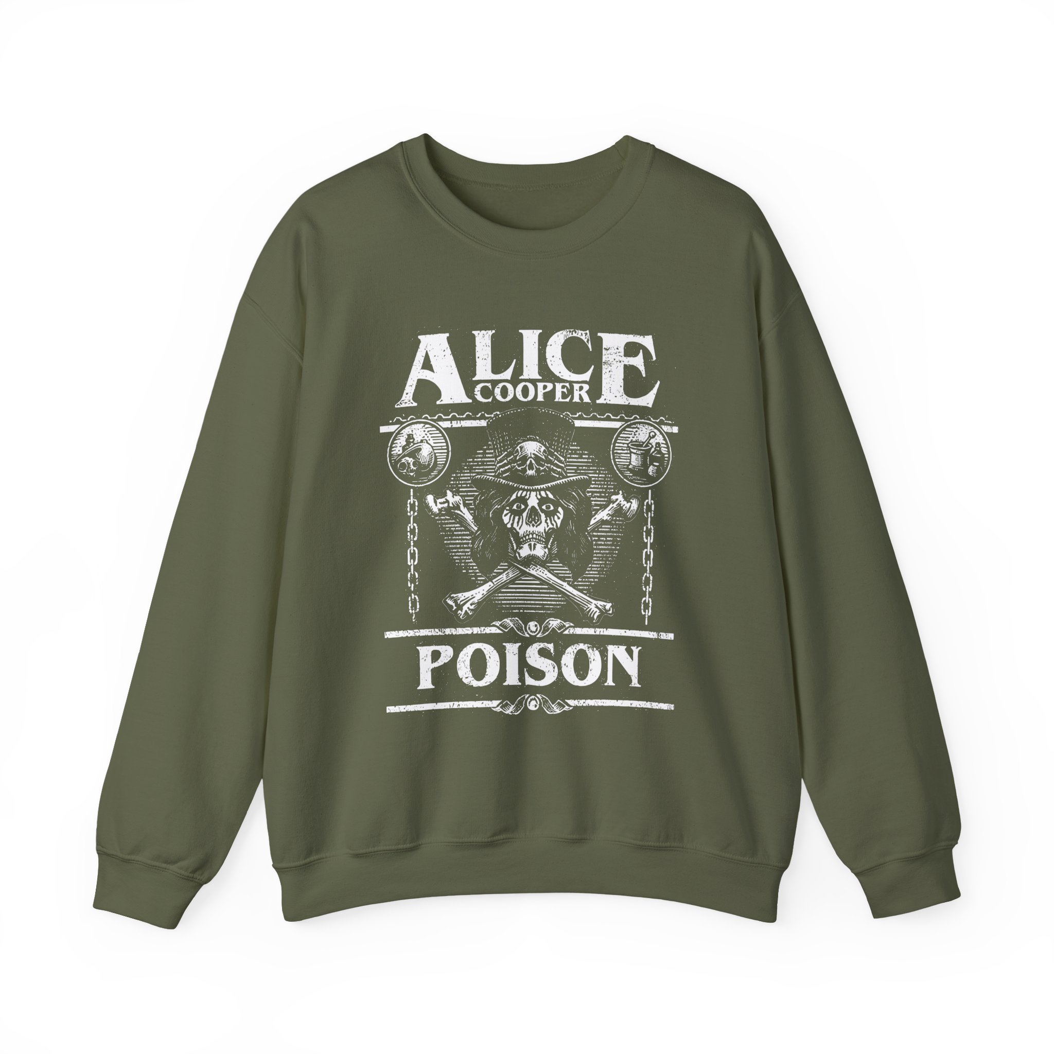 Alice Cooper Poison Unisex Heavy Blendâ„¢ Crewneck Sweatshirt