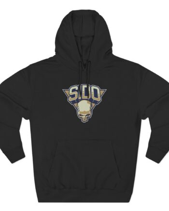 Sido Three-Panel Fleece Hoodie