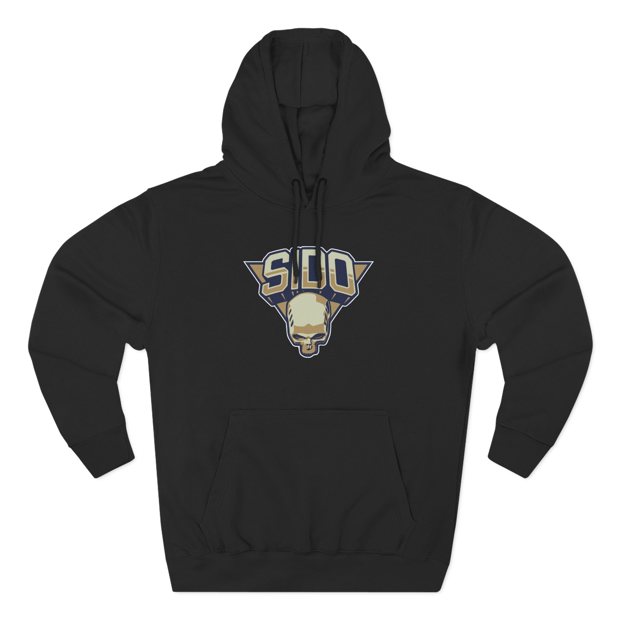 Sido Three-Panel Fleece Hoodie