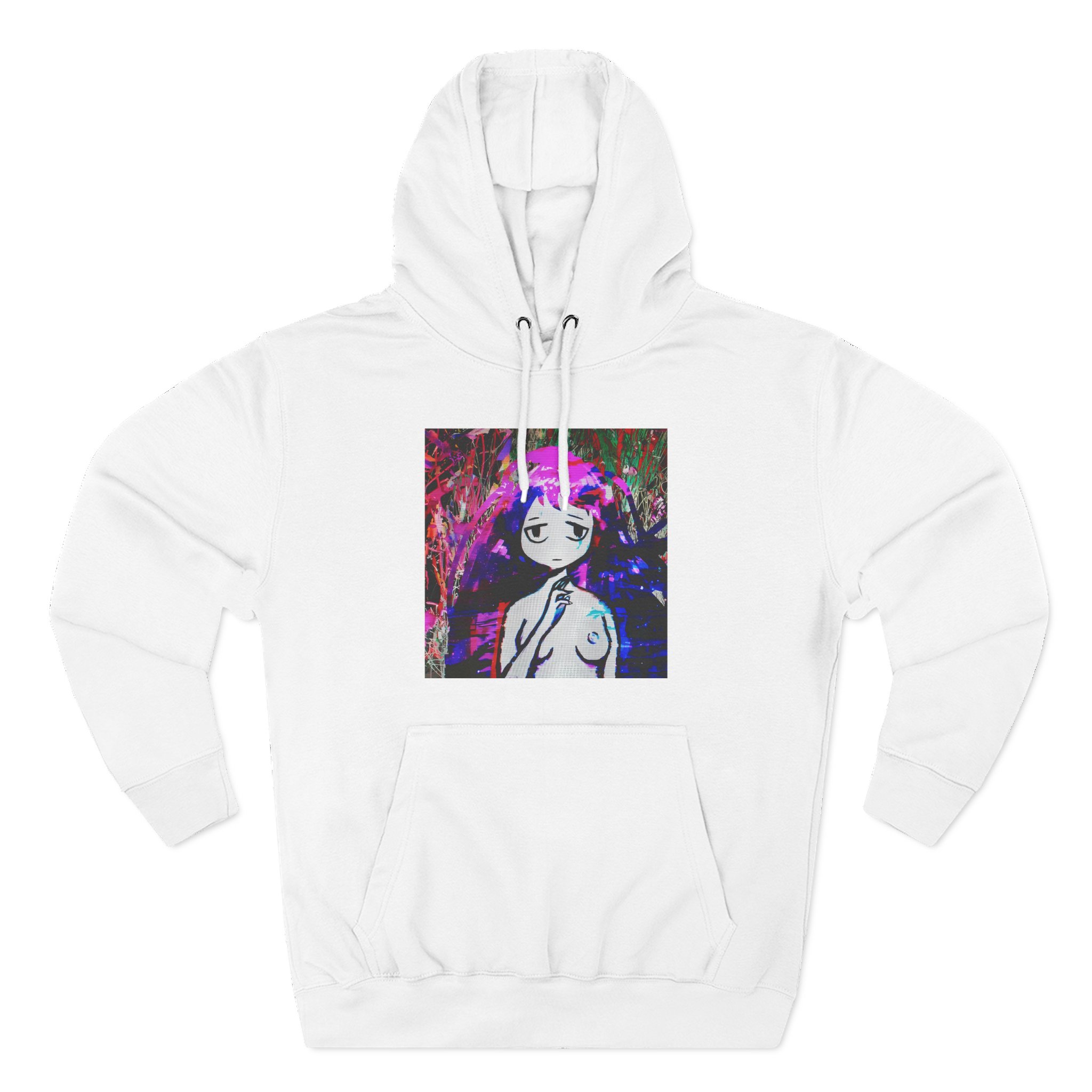 Sewerslvt Draining Love Story 1 Album Cover Three-Panel Fleece Hoodie