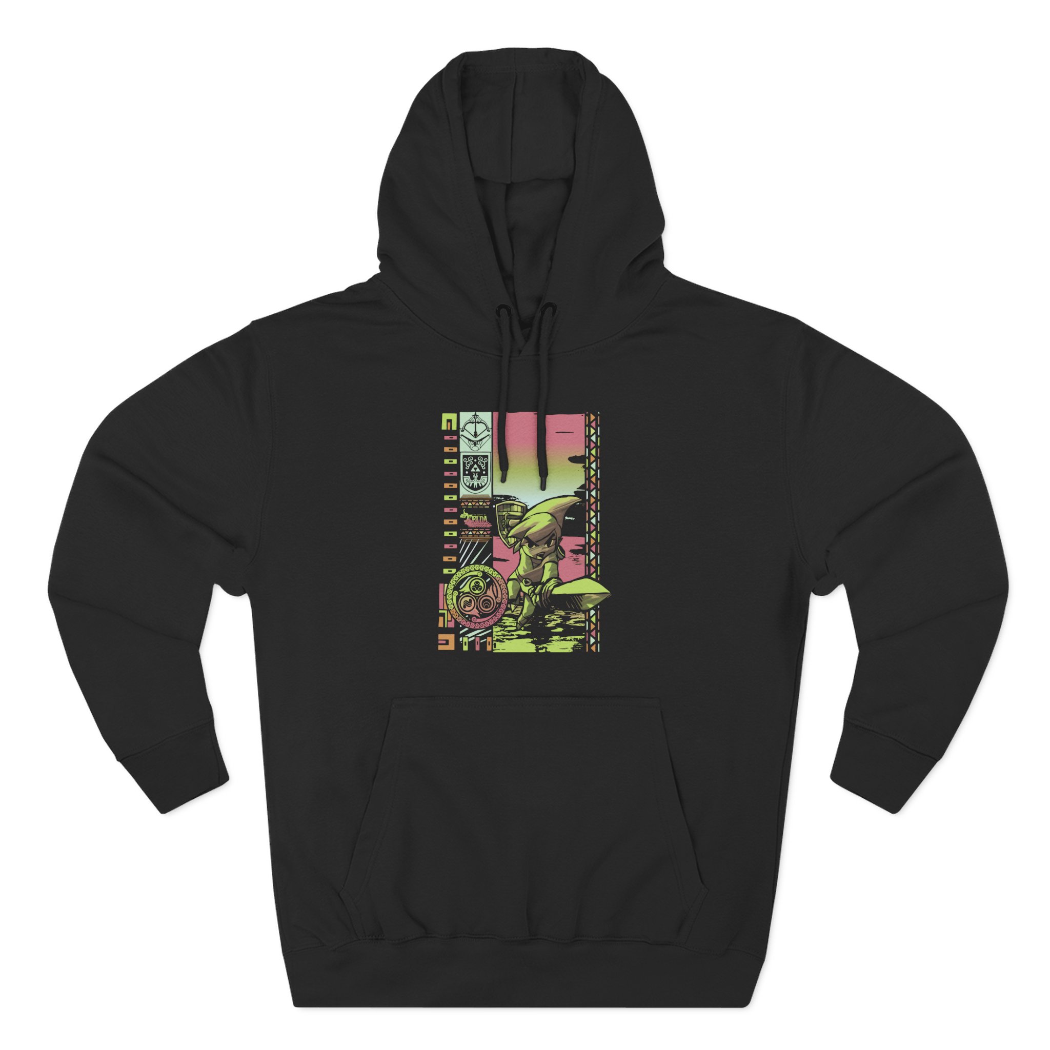 TL Three-Panel Fleece Hoodie