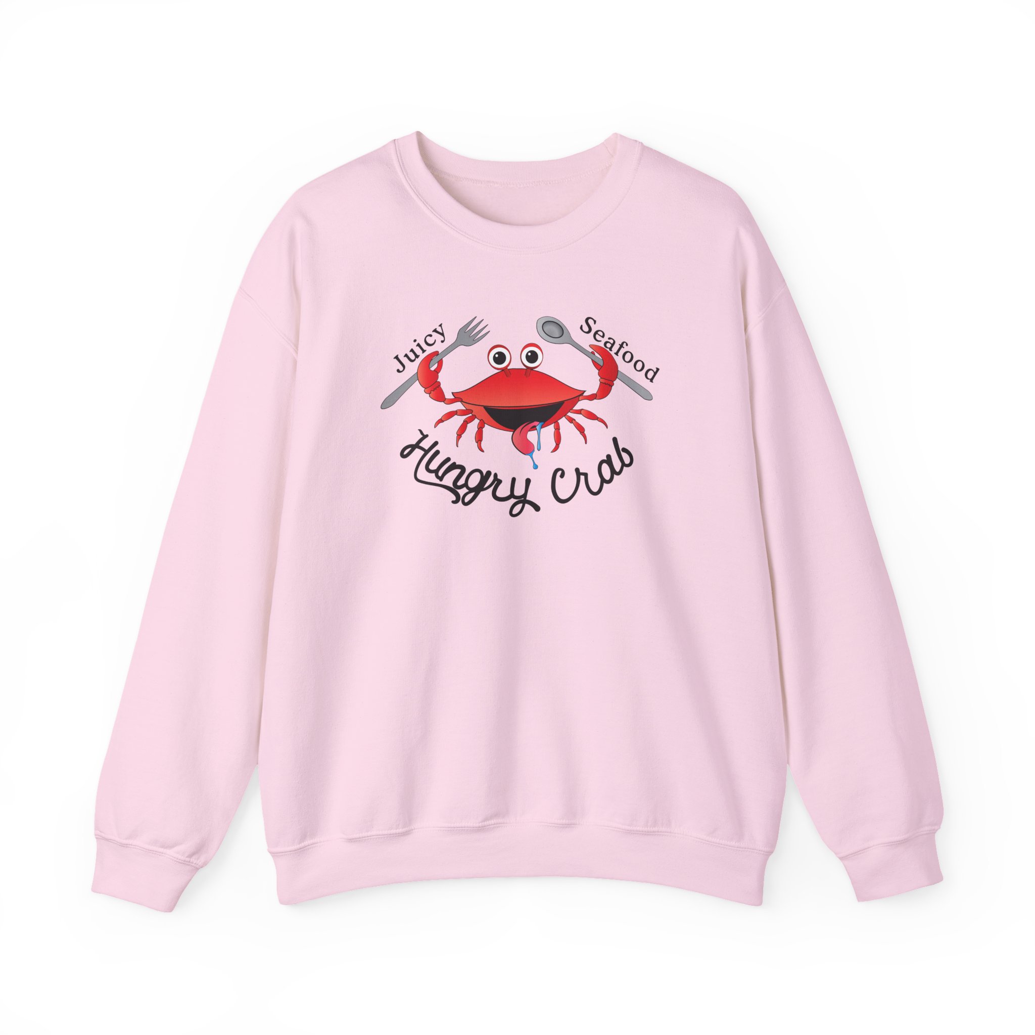 Hungry Box Hungry Crab Juicy Seafood Unisex Heavy Blendâ„¢ Crewneck Sweatshirt