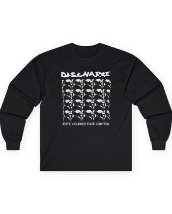 Discharge State Violence State Control Unisex Ultra Cotton Long Sleeve Tee