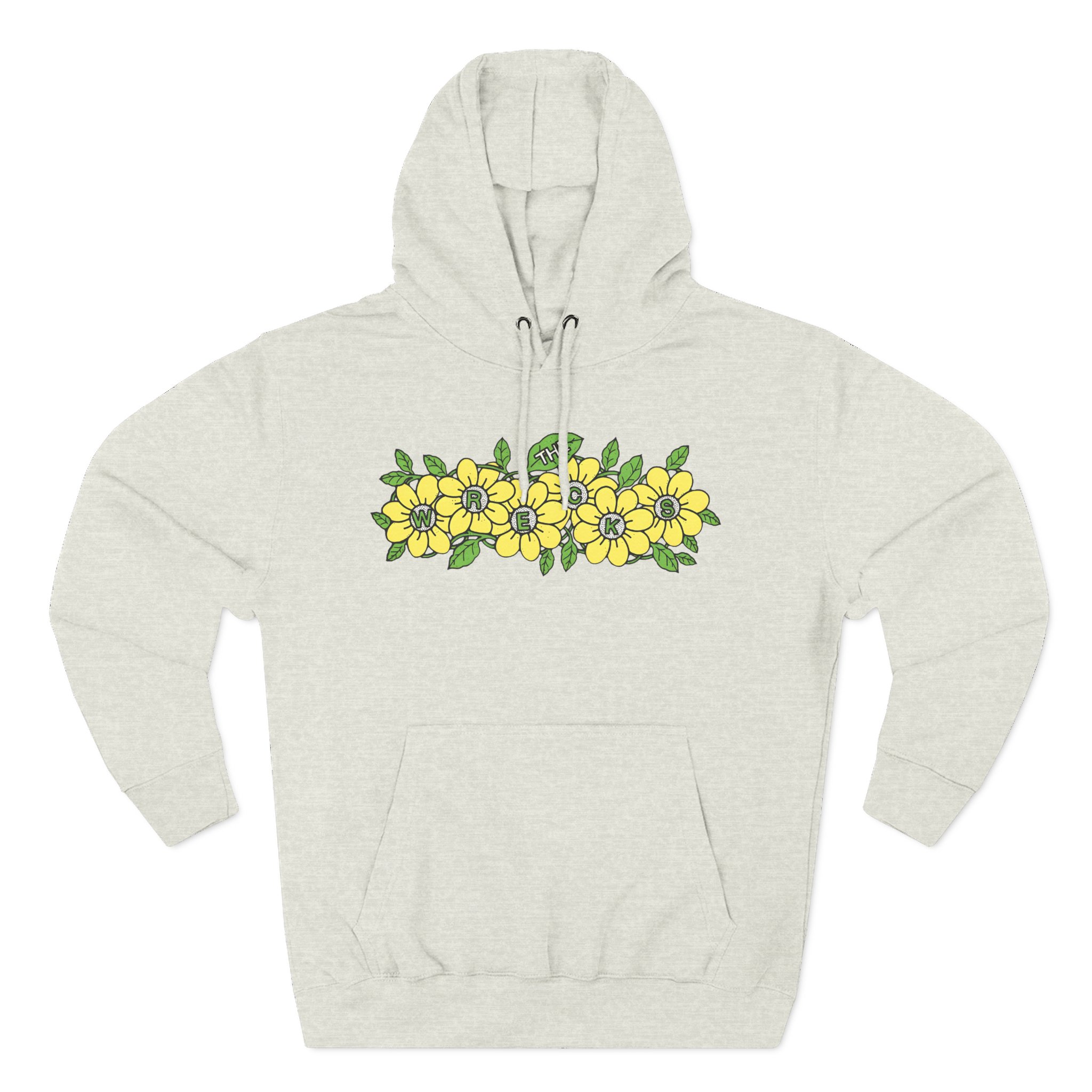 The Wrecks Flower Three-Panel Fleece Hoodie