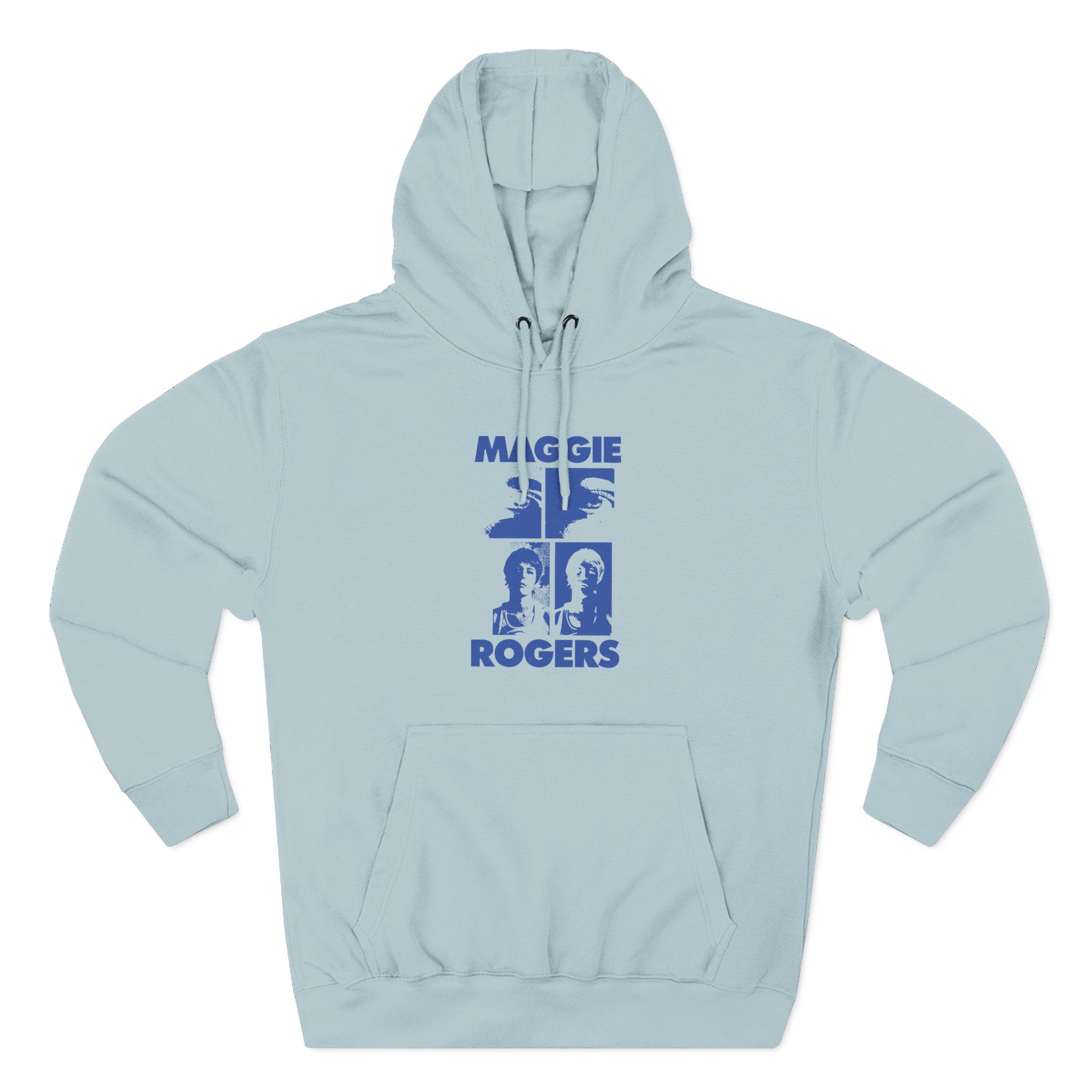 Maggie Rogers Mustard Grid Three-Panel Fleece Hoodie